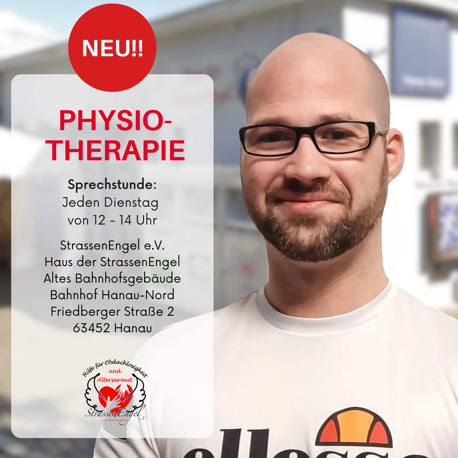 Neuer ehrenamtlicher Physiotherapeut bei den StrassenEngeln!