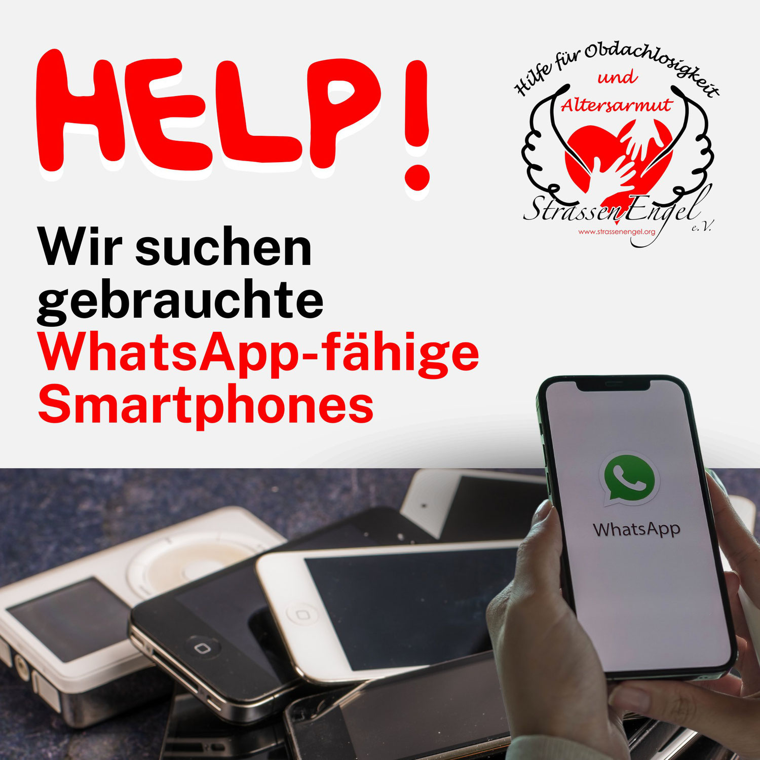 HELP – Wir suchen gebrauchte Smartphones!
