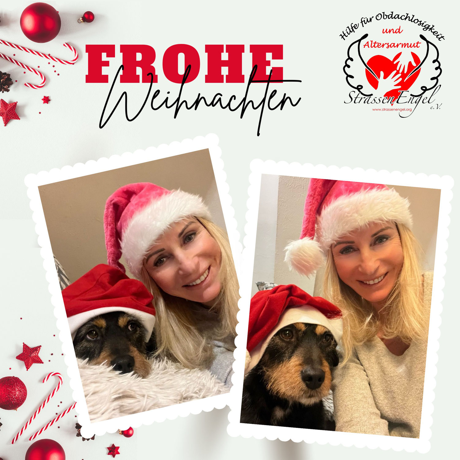 Fröhliche Weihnachten wünscht das StrassenEngel-Team!✨