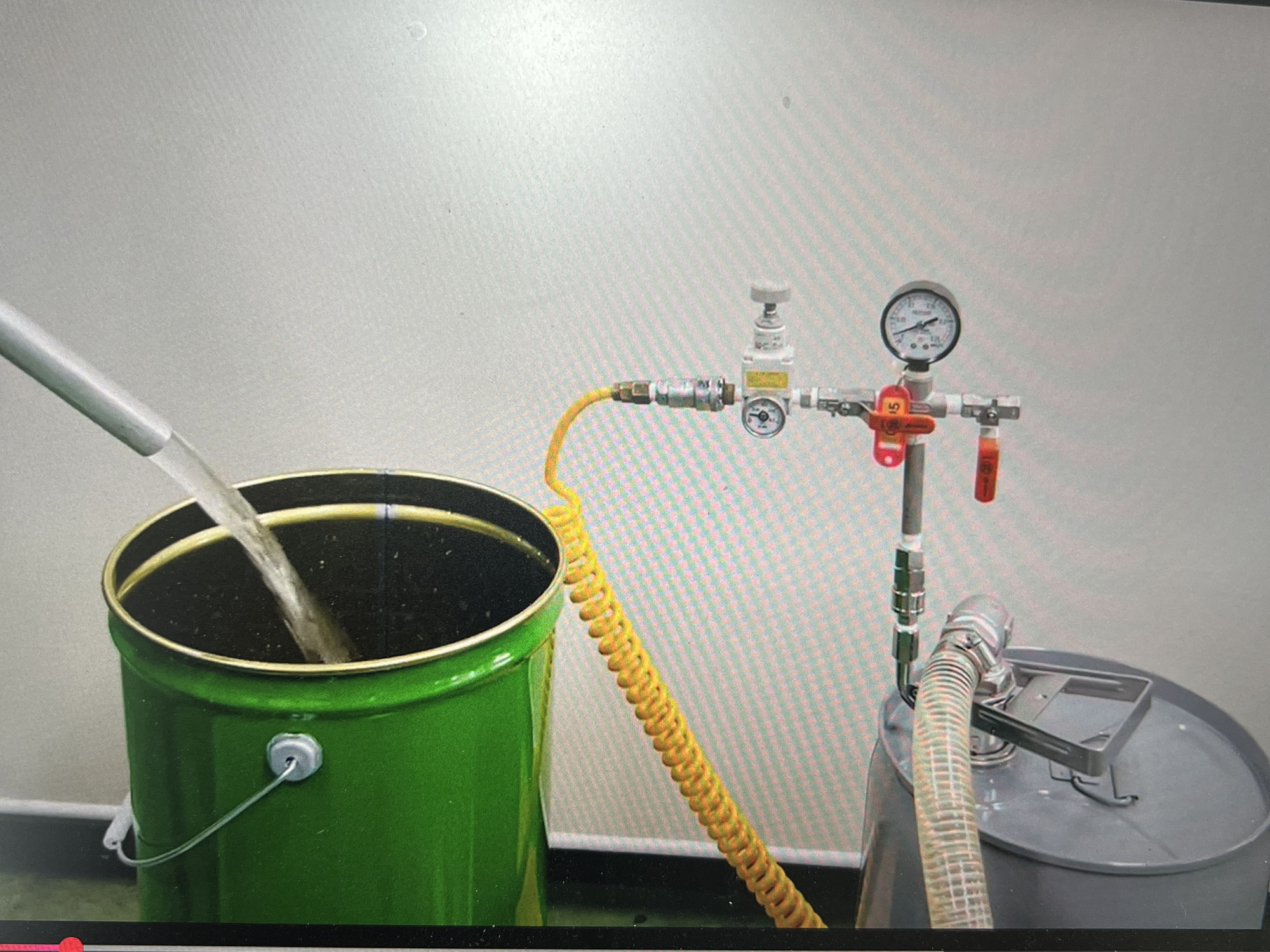 鋼製容器ドラムバルブテスト