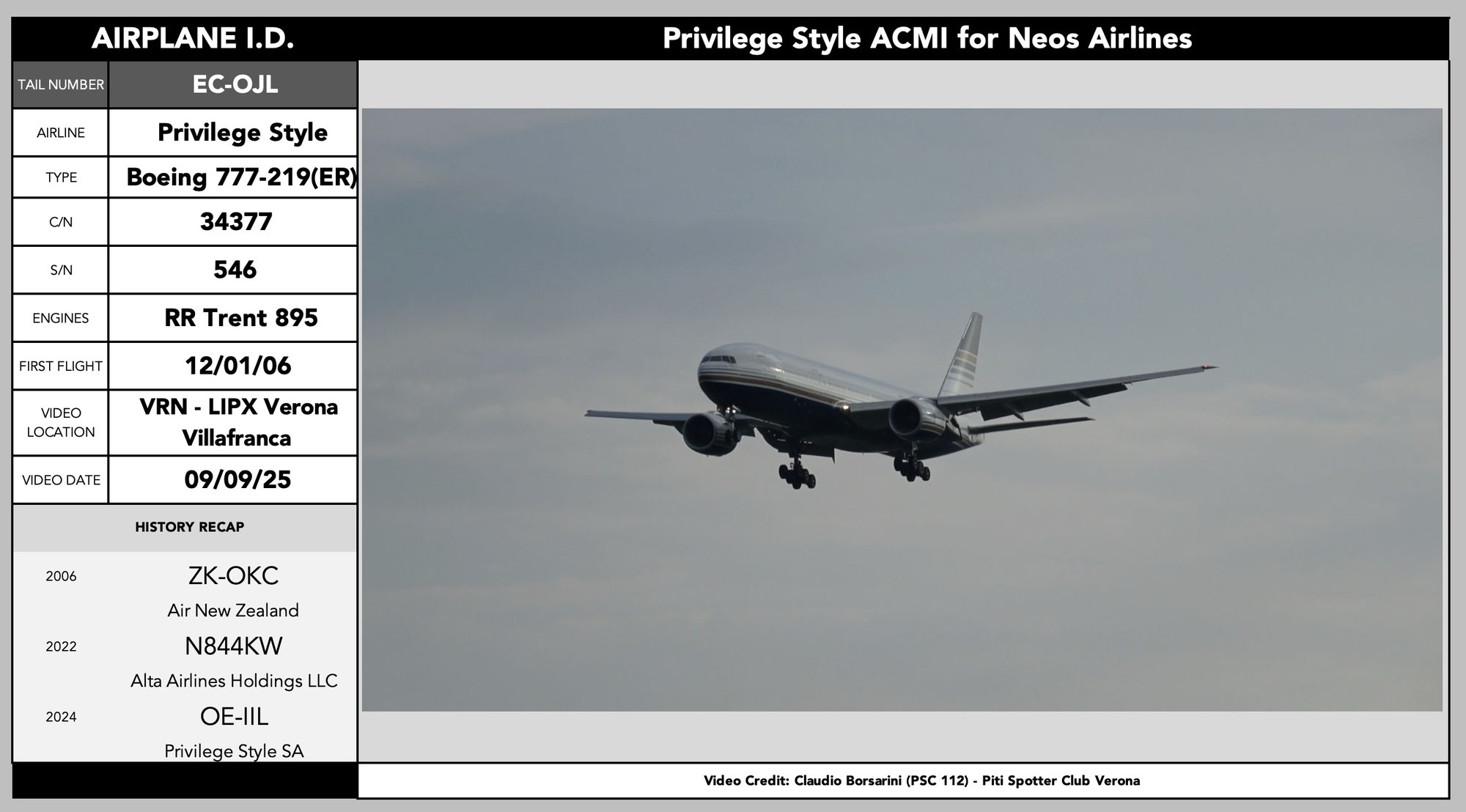 PSC FlightTube – I nostri video su YouTube