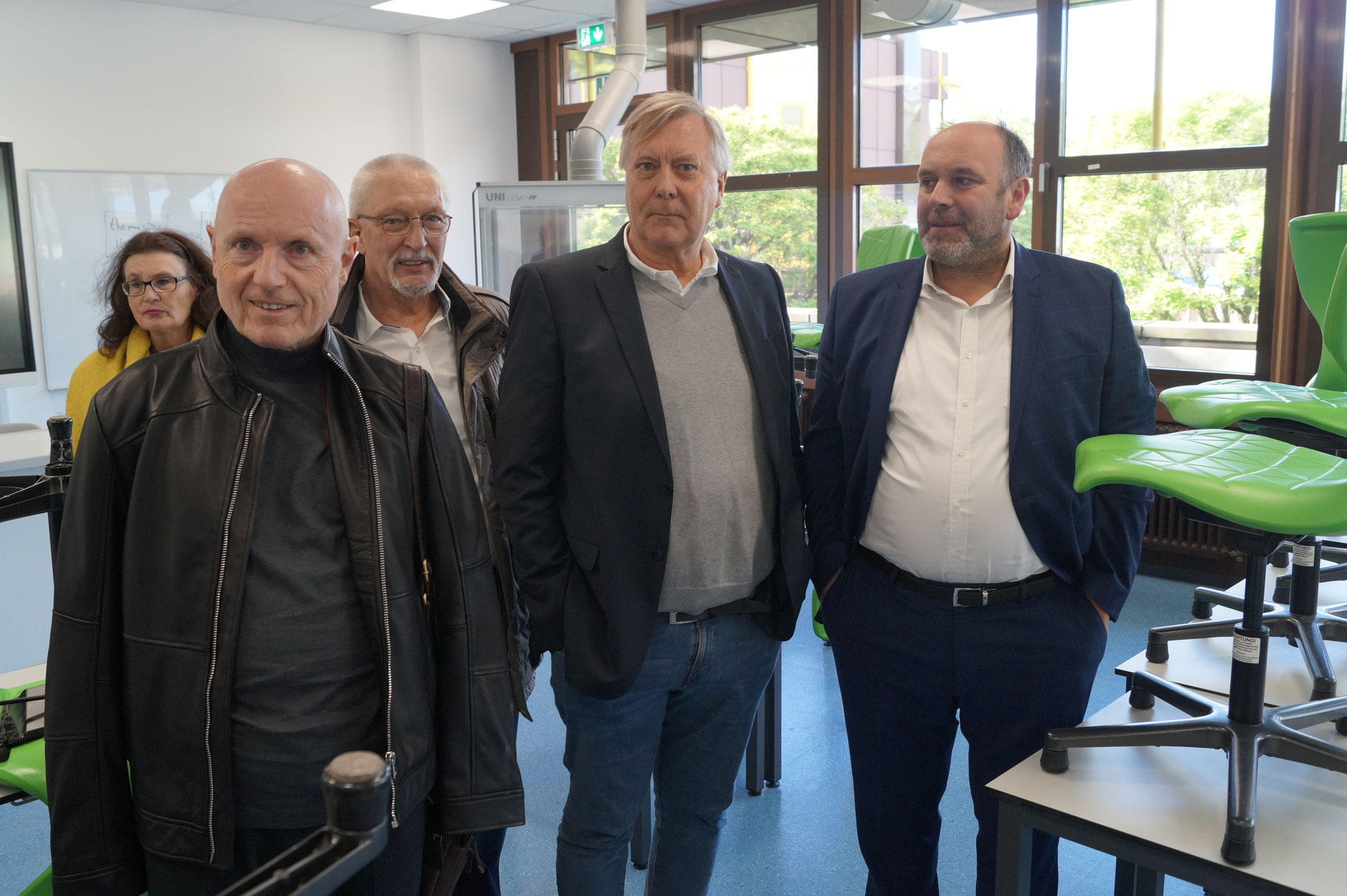 Besuch aus Mainz in der Berufsschule