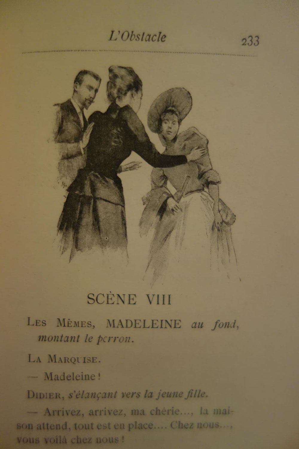 Alphonse Daudet, L'Obstacle, Flammarion, 1891, édition originale