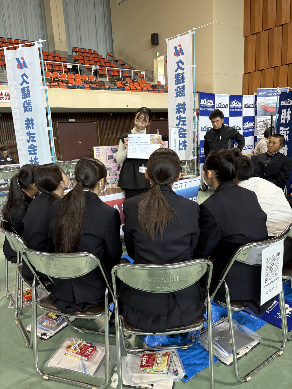 県北地区合同企業説明会に参加しました