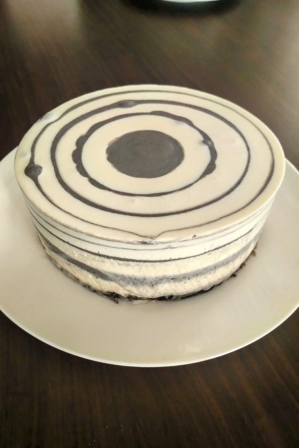 ★黒ごまのレアチーズケーキ★