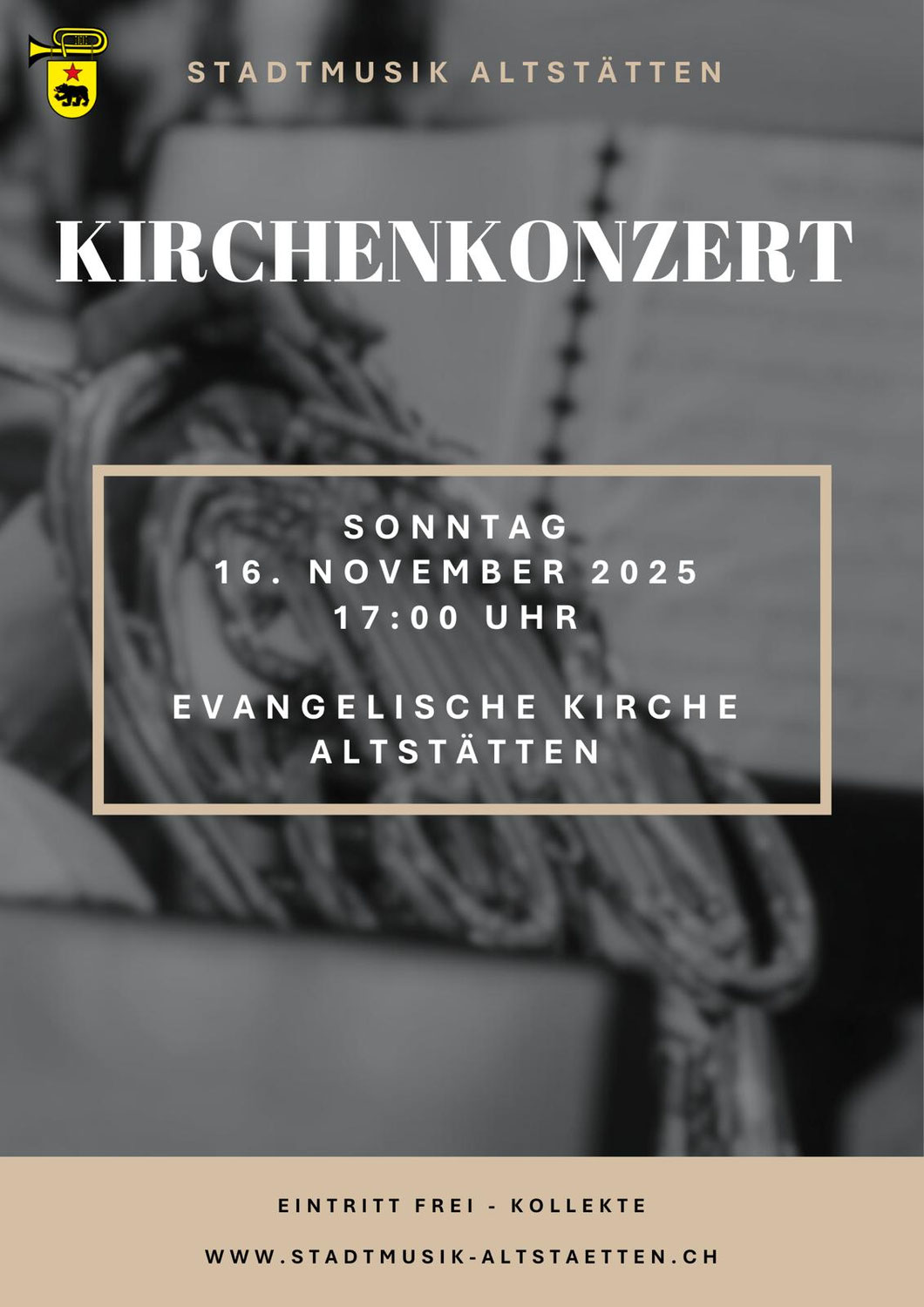 Kirchenkonzert der Stadtmusik