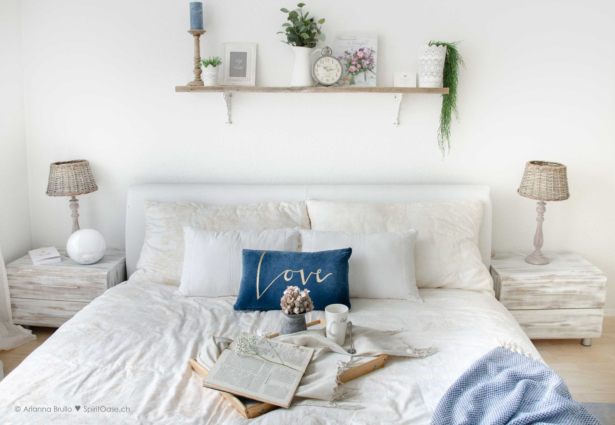 BE HAPPY - Wie man mit wenig Geld und Aufwand ein Schlafzimmer verschönern kann