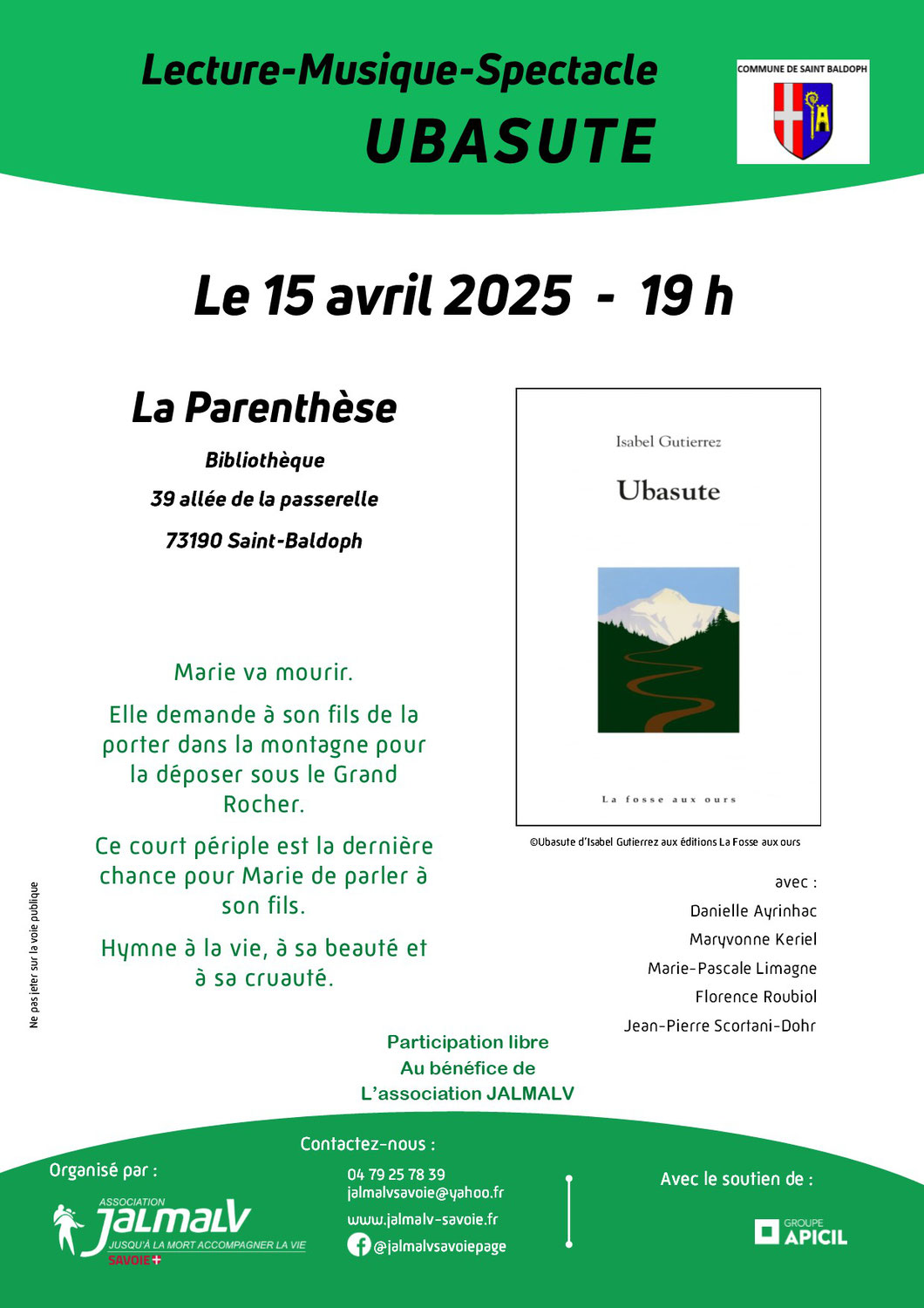 UBASUTE à Saint-Baldoph