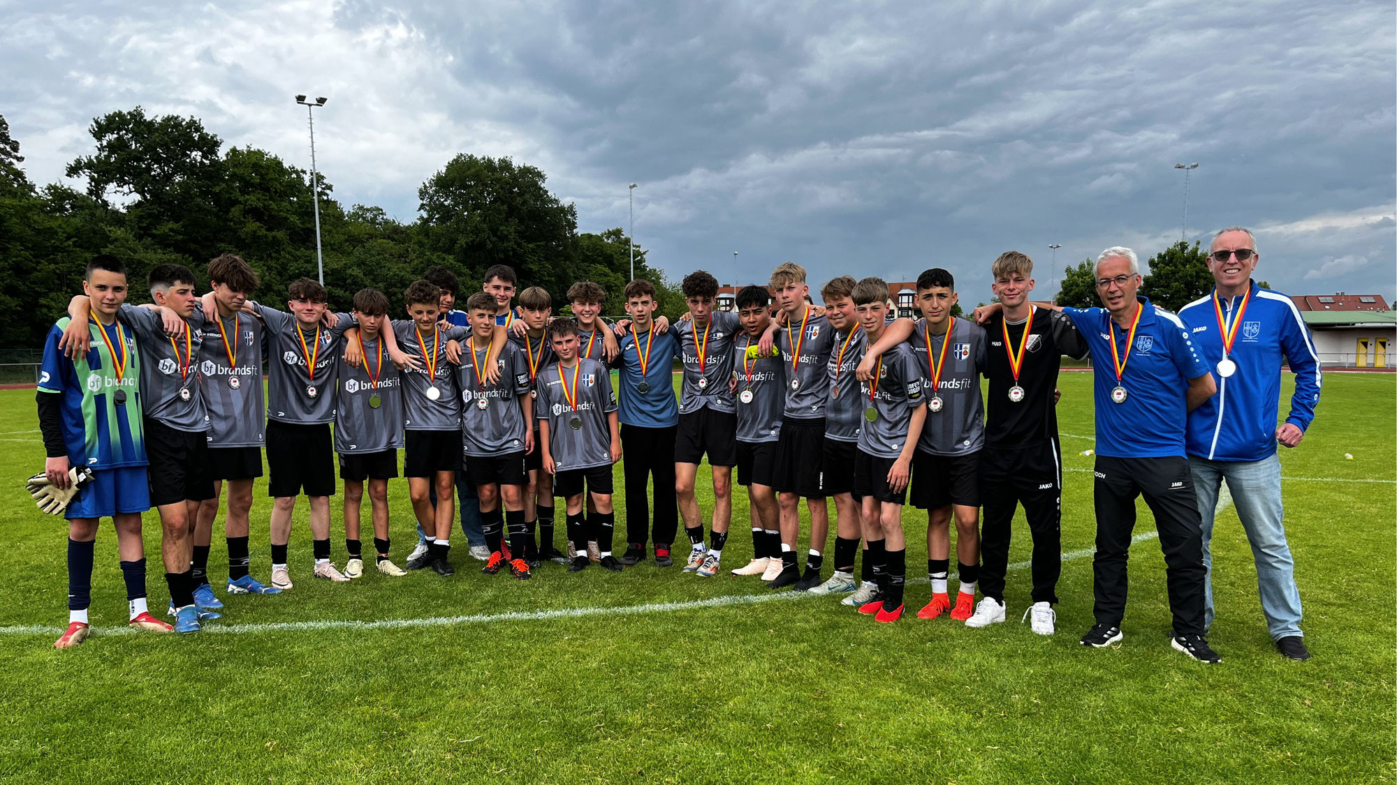 C1-Junioren holen Vize-Triple