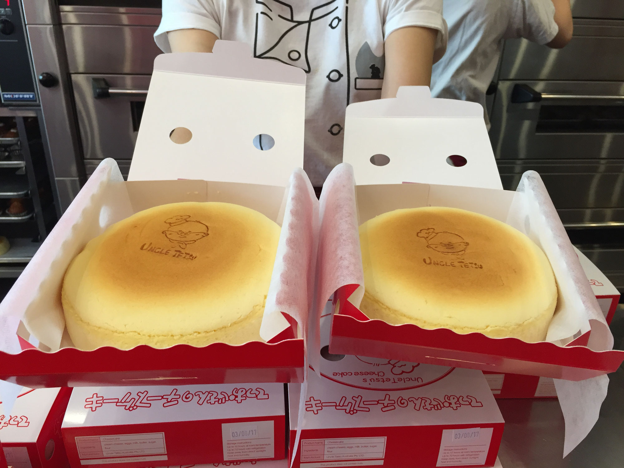A new shop opens - Originating in Japan, Uncle Tetsu Cheescake.