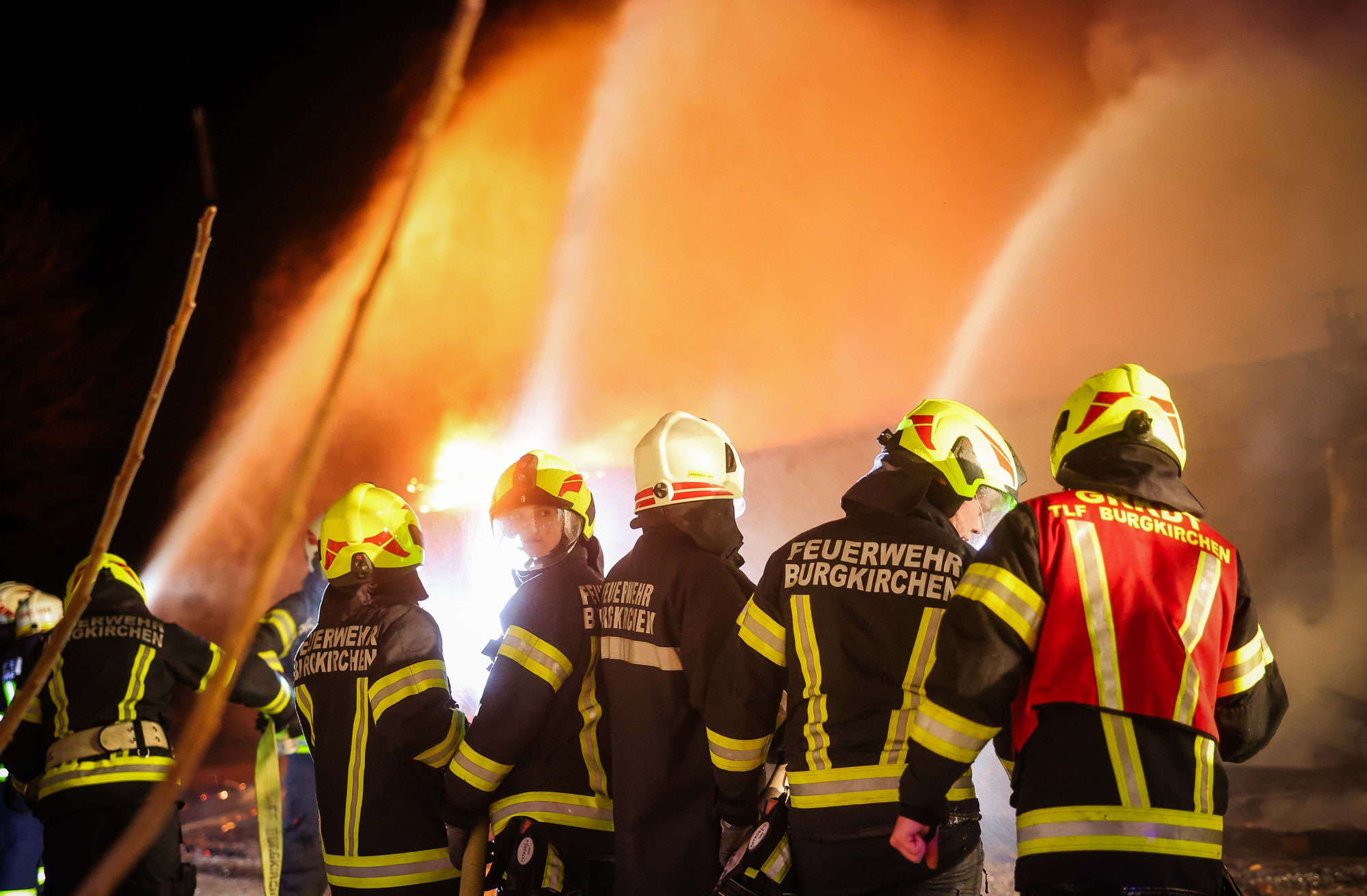 Großbrand in Burgkirchen