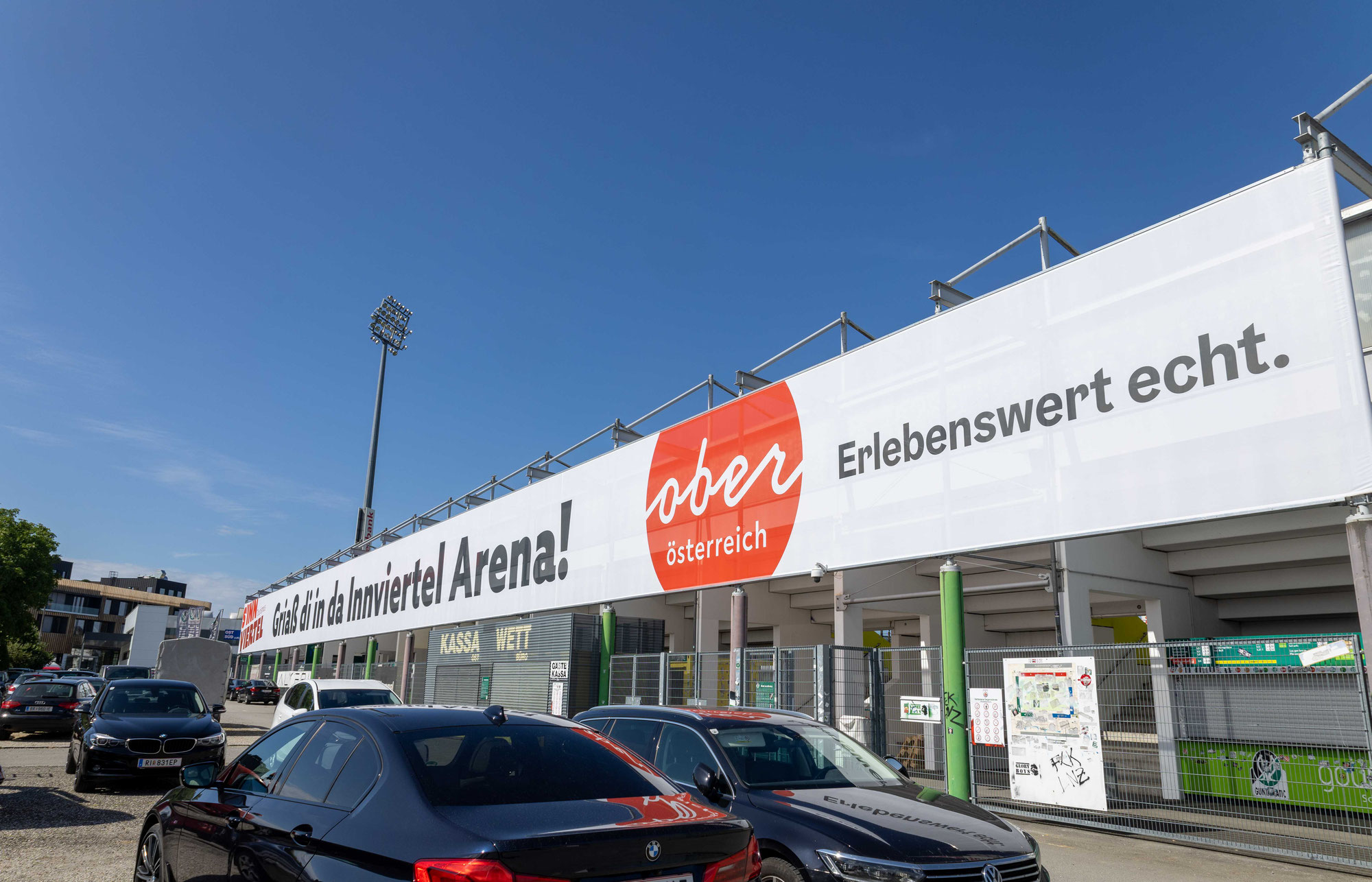 Stadion der SV Guntamatic Ried wird zur „Innviertel Arena“