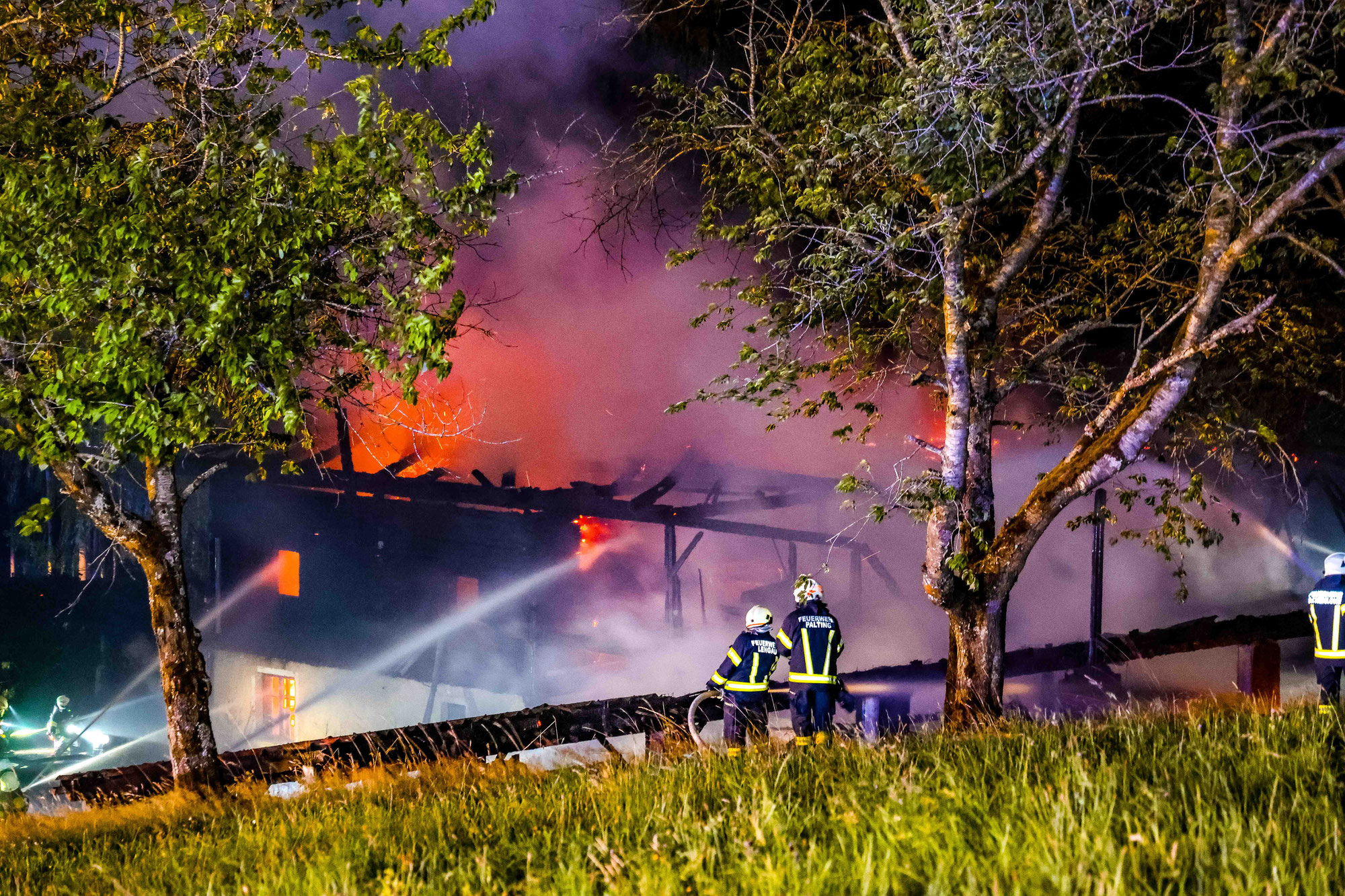 Großbrand in Lochen am See