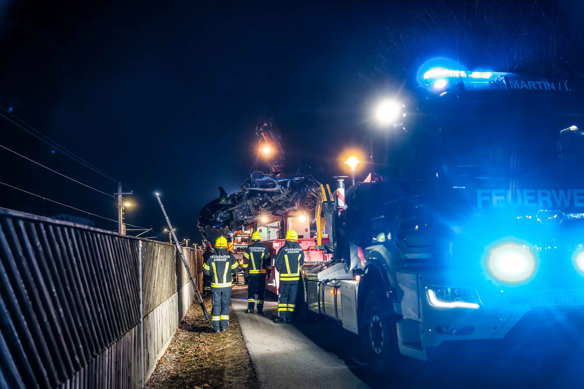 Schwerer VU am Bahnhof Andorf