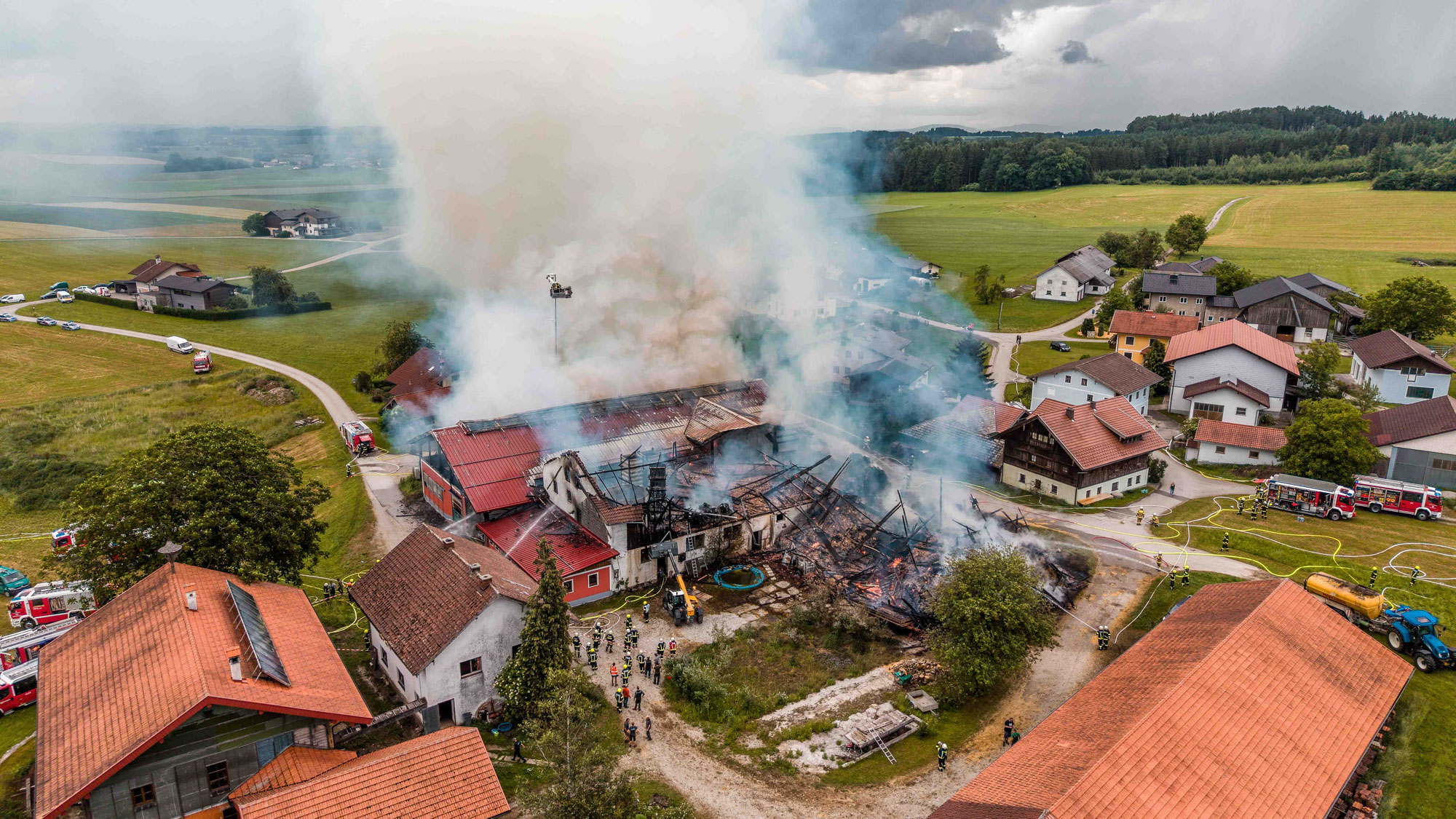 Großbrand im Innviertel