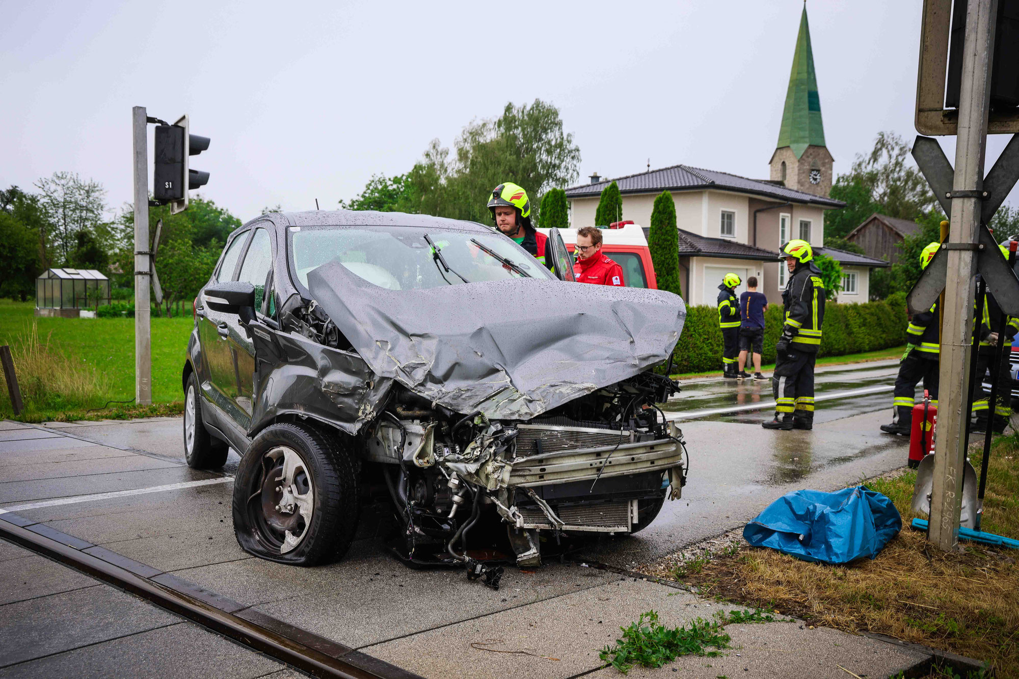 VU Bahnübergang St. Georgen an der Mattig