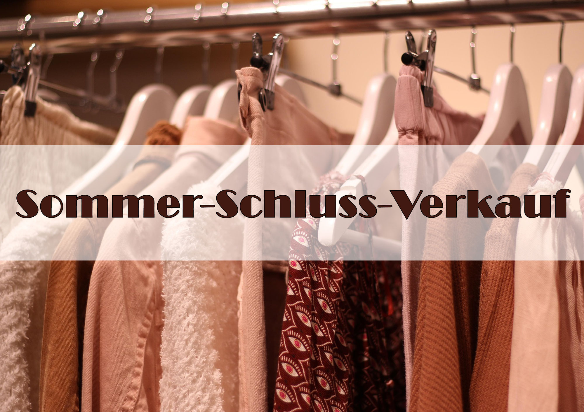 Sommer-Schluss-Verkauf startet Ende Juli
