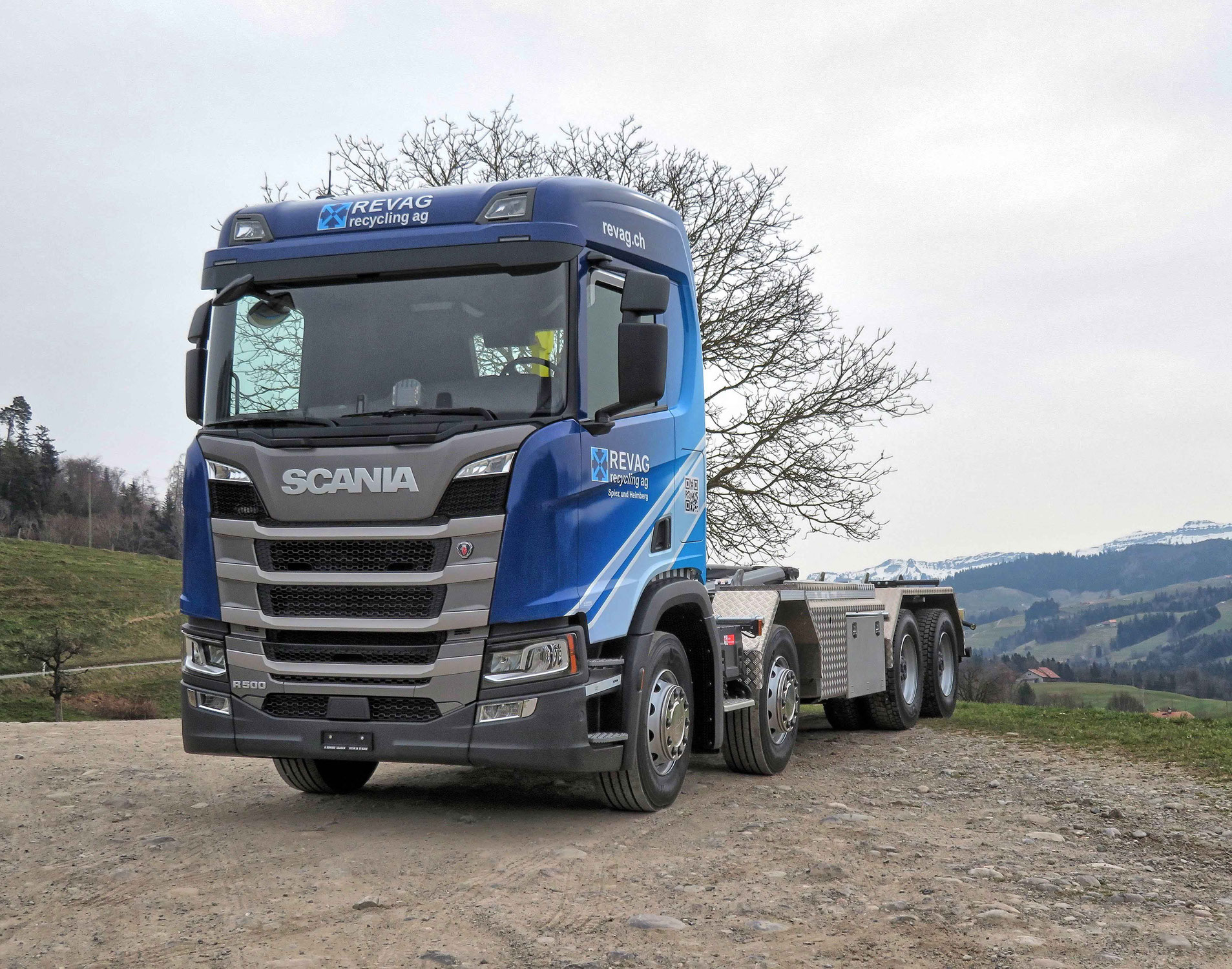 Revag AG Scania mit Wechselsystem
