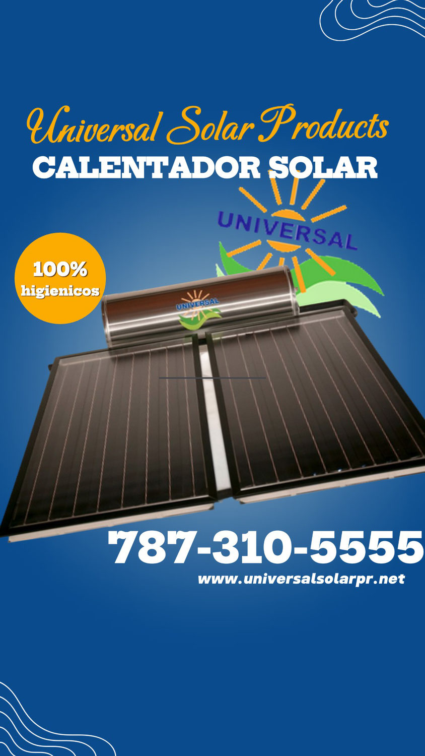 Calentador Solar de Universal Solar Products