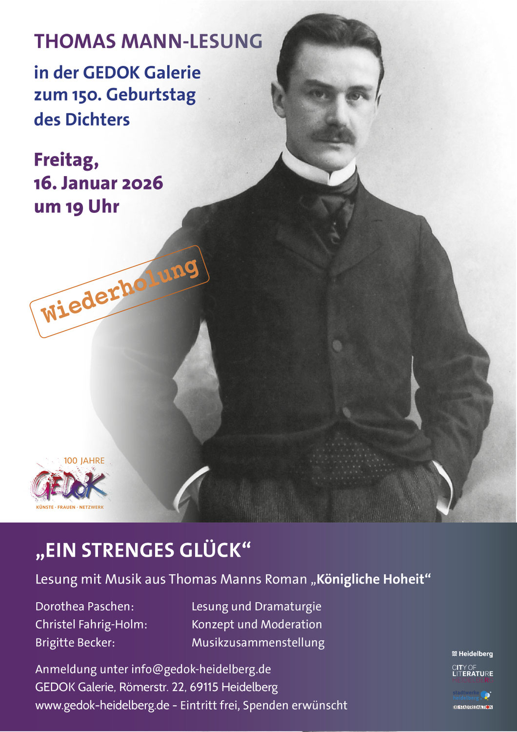 Wiederholung der Thomas-Mann-Lesung