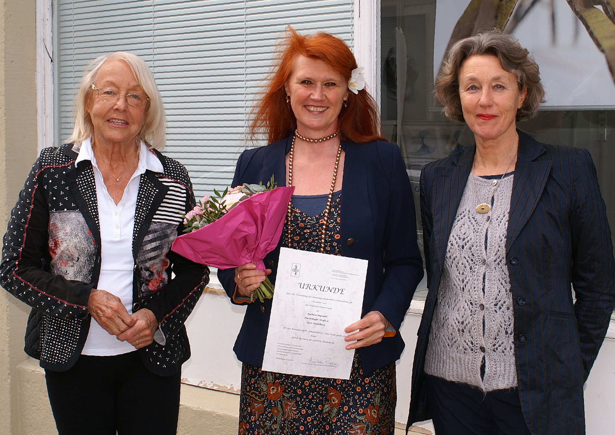 Barbara Imgrund erhält einen Literatur-Förderpreis