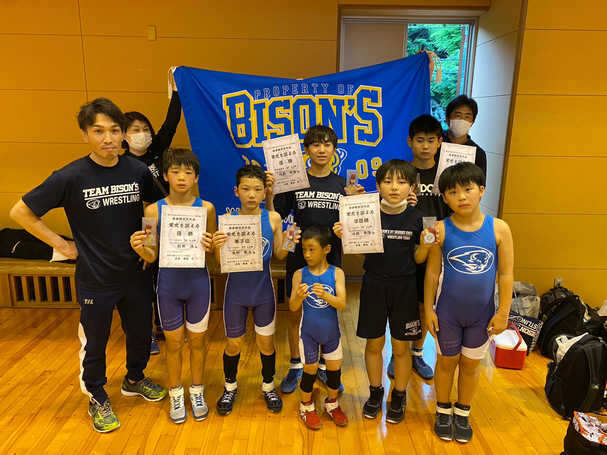 第8回神奈川県少年少女レスリング選手権とその前後の練習