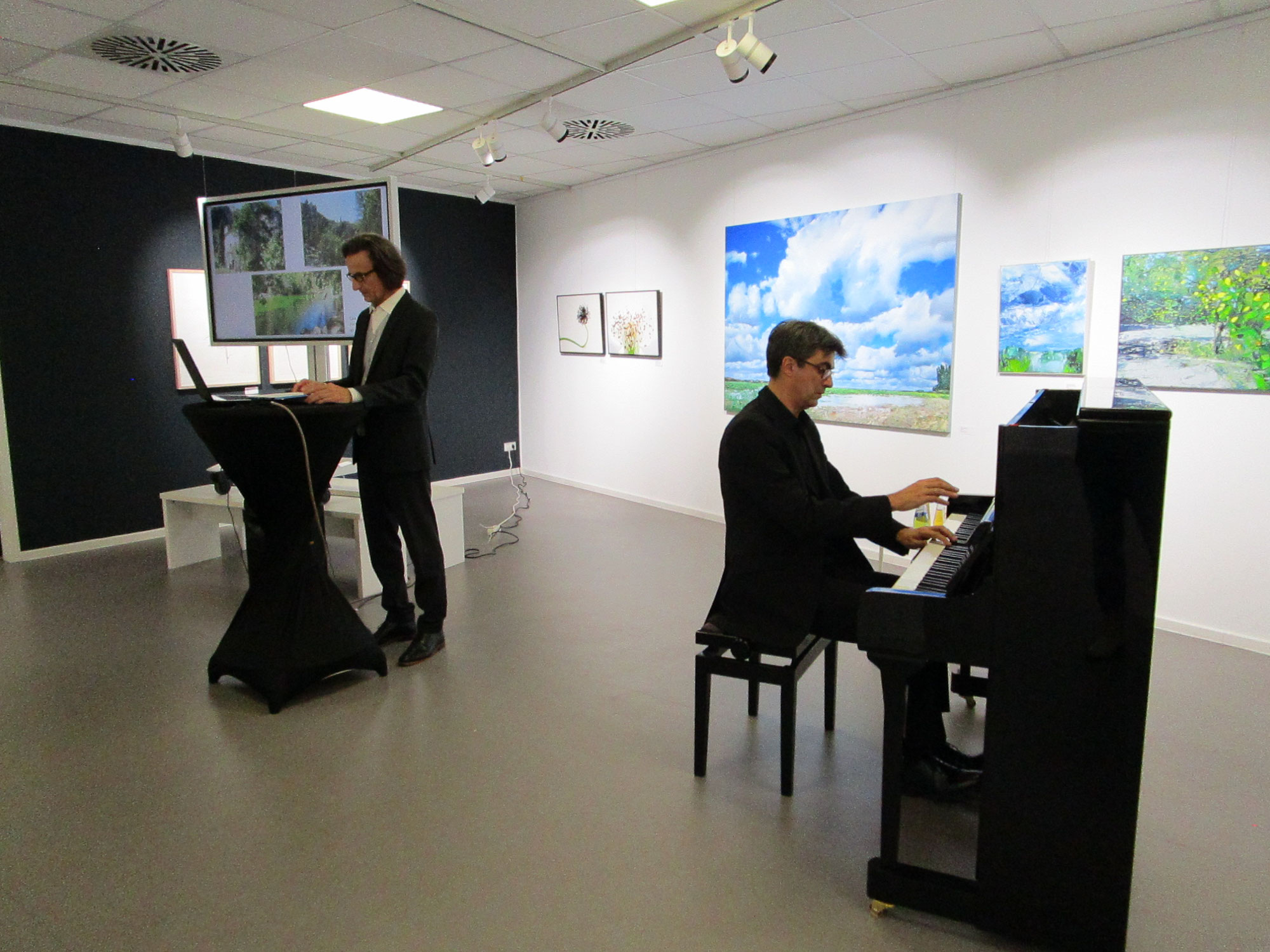 Autor Engert und Pianist Zucchi brachten dem Publikum Petrarca nah beim Preopening des 1. Wetzlarer Literaturfestivals
