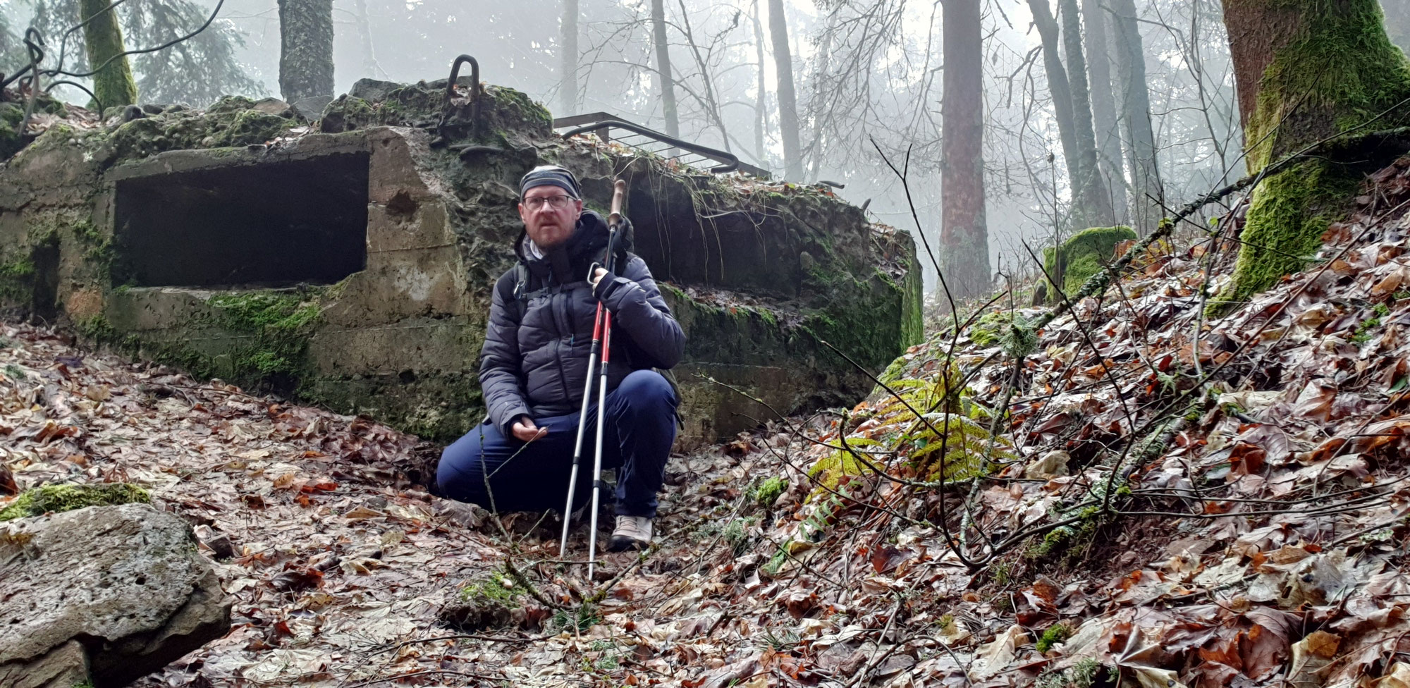 Ein Schlachtfeld des 1.Weltkriegs in den Vogesen