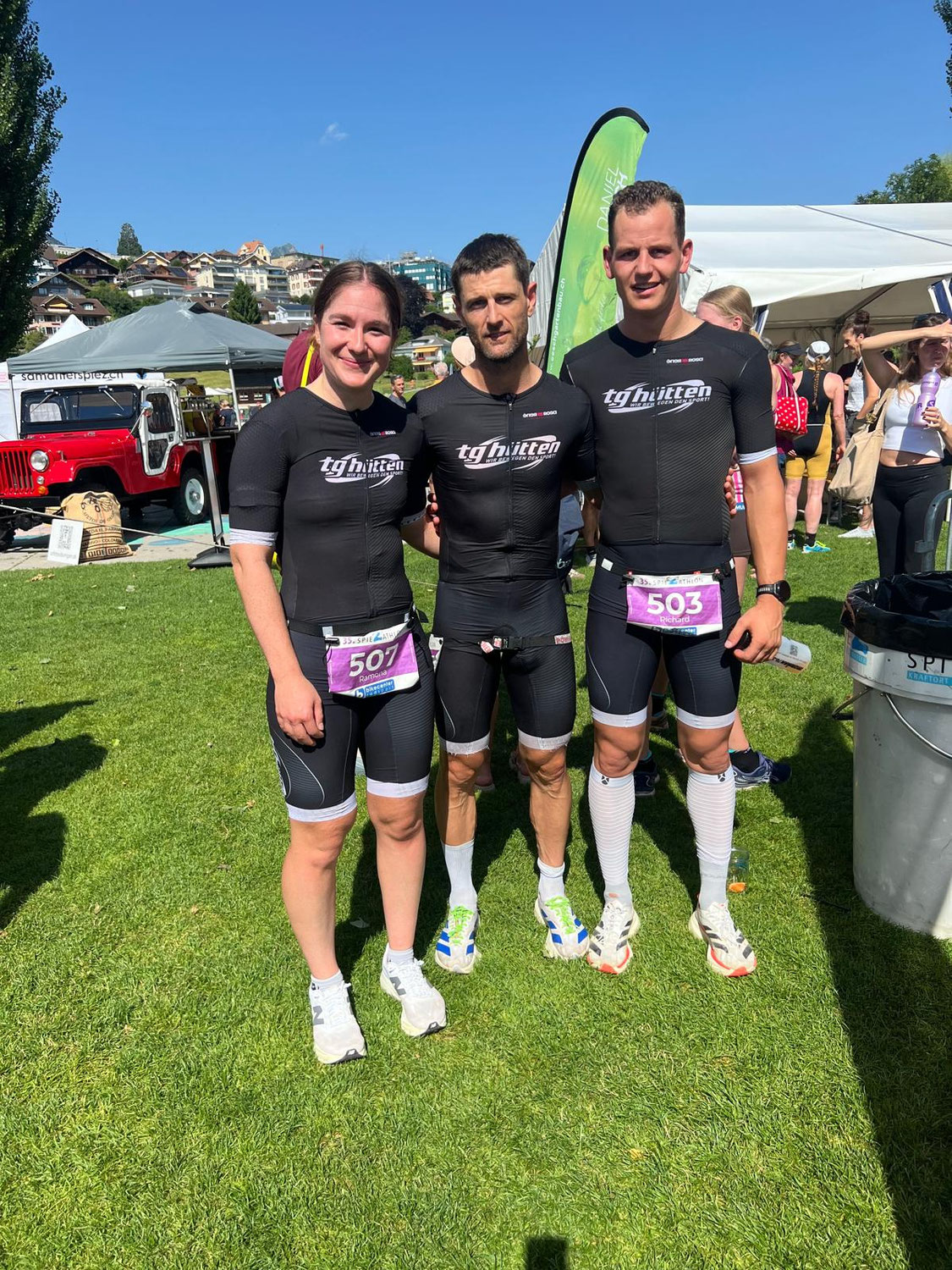 Podestplätze für die TG Hütten am Spiezathlon