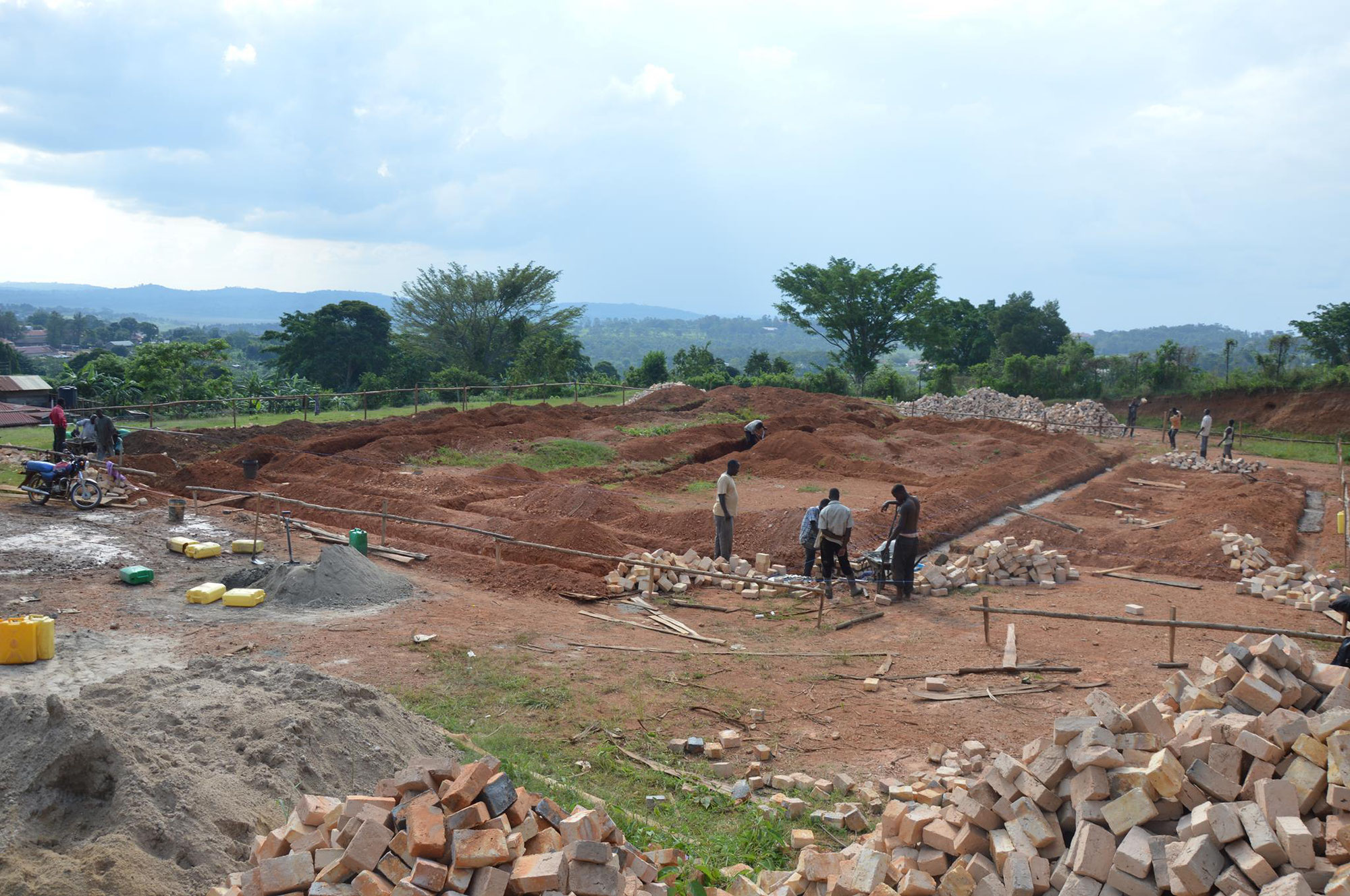 Neubau eines Kindergartens in Bwanda/Masaka