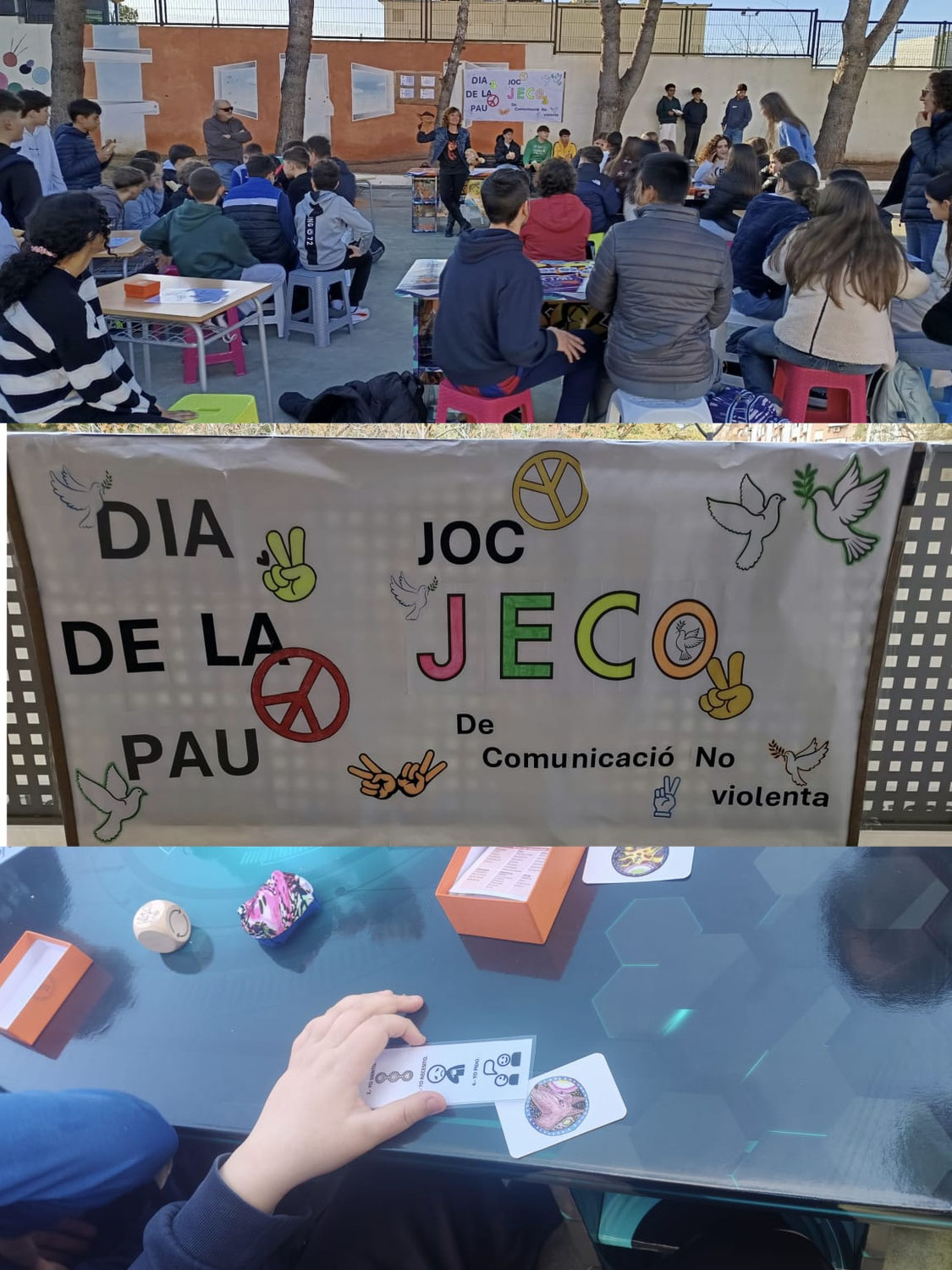 Celebrando el Dia de la Paz con el JECO 1