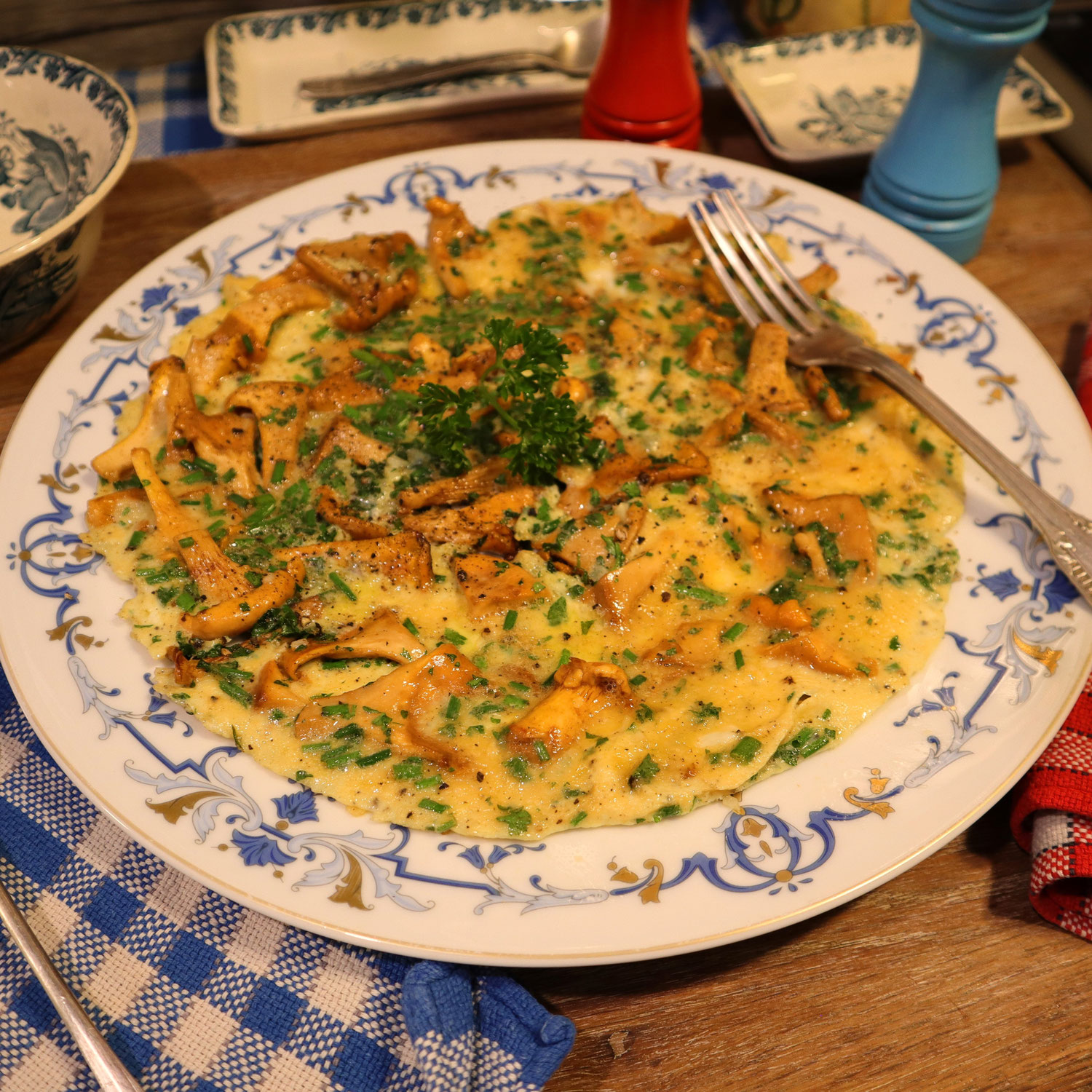 OMELETTE AUX GIROLLES - De saison ! - Un délice d'Automne