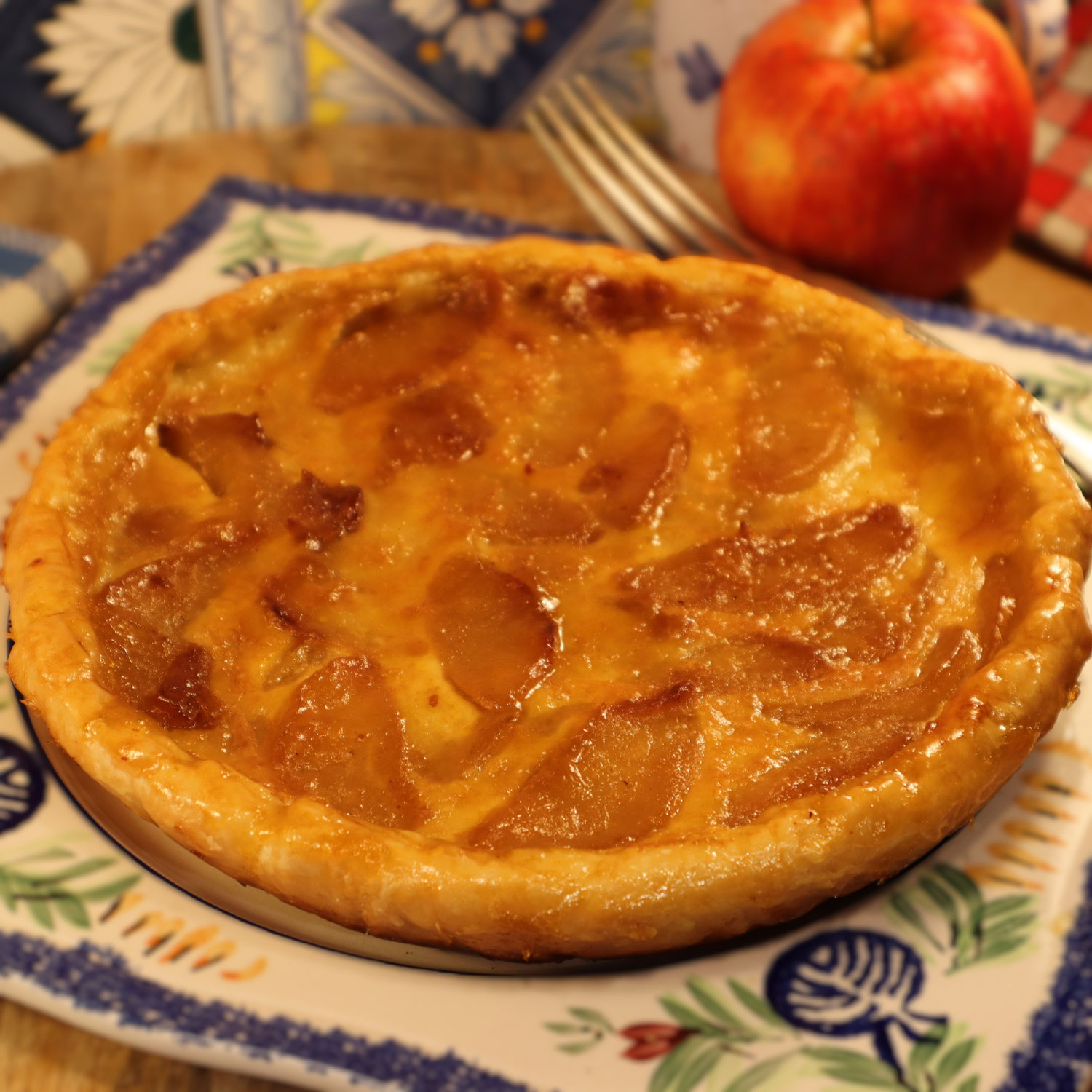 TARTE AUX POMMES AU CALVADOS - Un voyage d'Automne en Normandie !