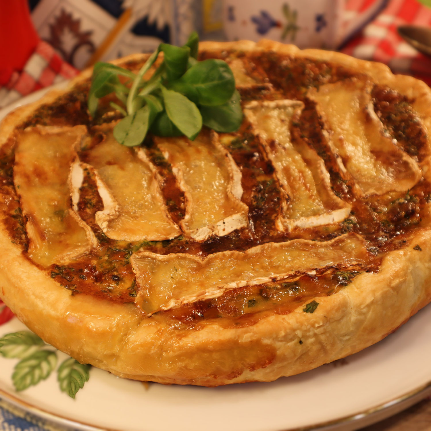 TARTE AU CAMEMBERT - Elle a du caractère !, c'est du tonnerre...