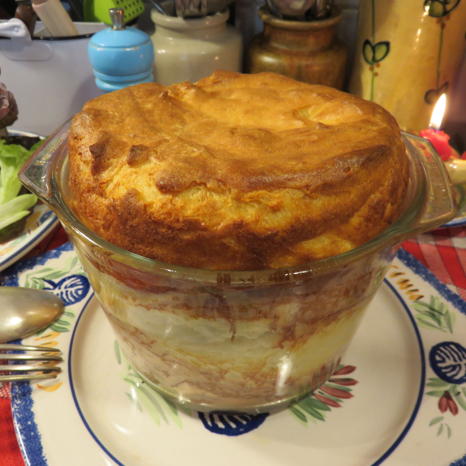 Soufflé au fromage à l'ancienne, recette facile de la Mère Mitraille