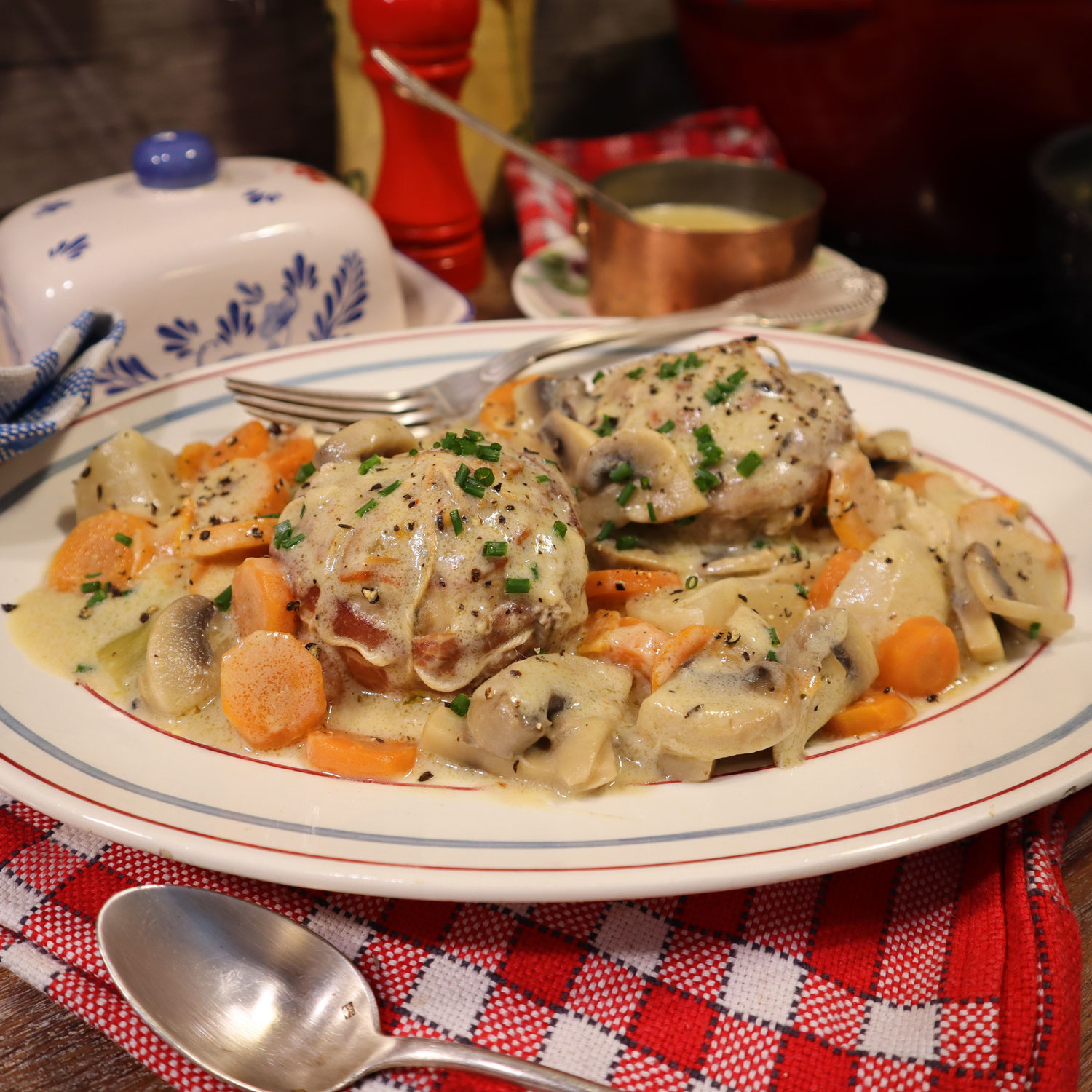 PAUPIETTES DE VEAU SAUCE BLANQUETTE - Merci Paulette !