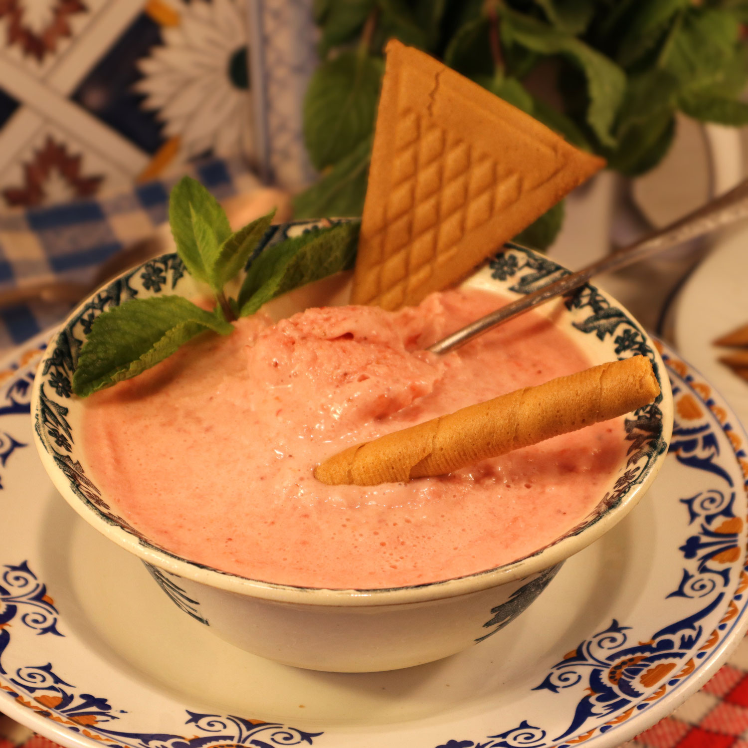 35° La GLACE A LA FRAISE EXPRESS Mère Mitraille envoie du FROID !
