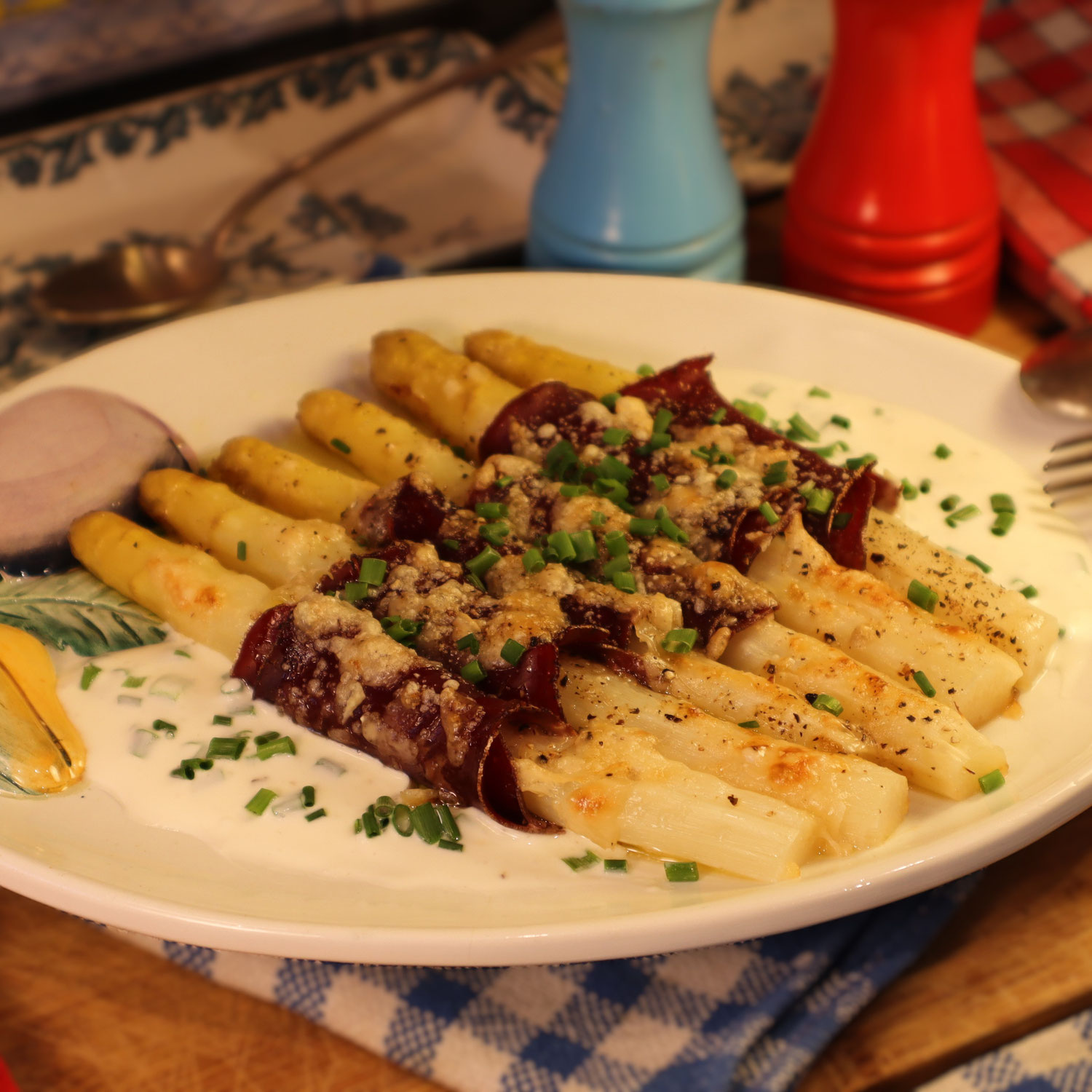 Mes ASPERGES GRATINÉES A LA MODE DES GRISONS - C'est tellement bon !