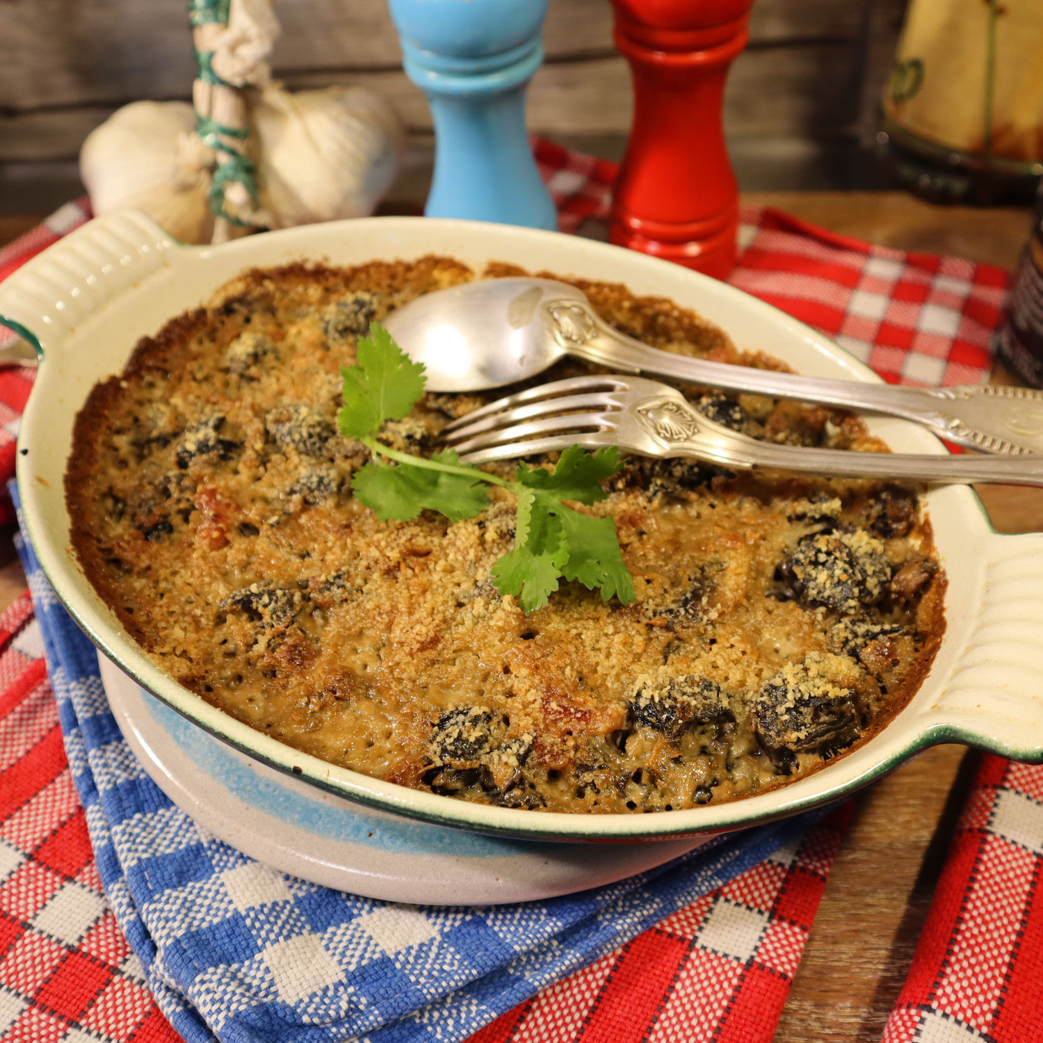 GRATIN D'ESCARGOTS DE BOURGOGNE à la Normande - Succulent !