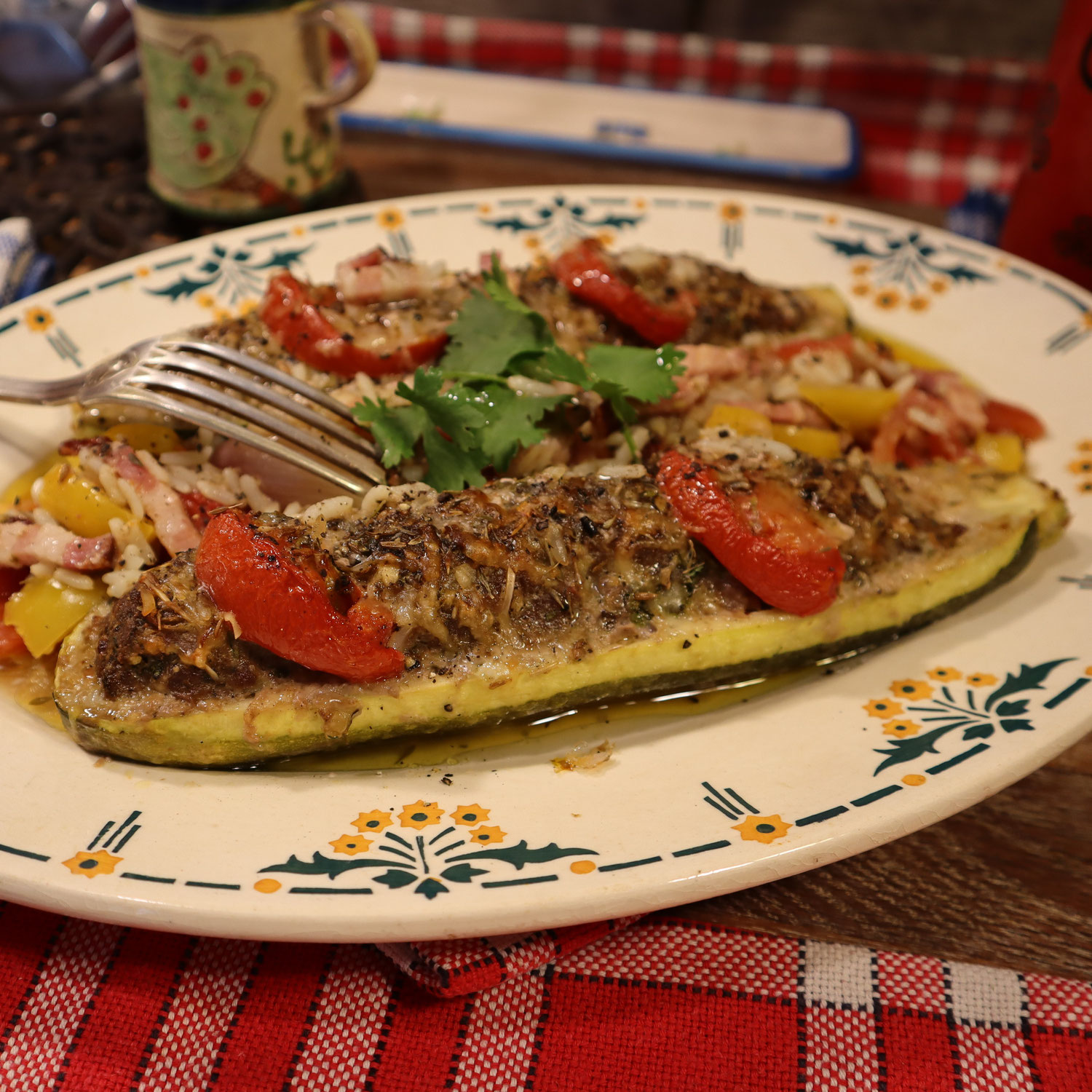 COURGETTES FARCIES à l'ancienne - Un pur délice !