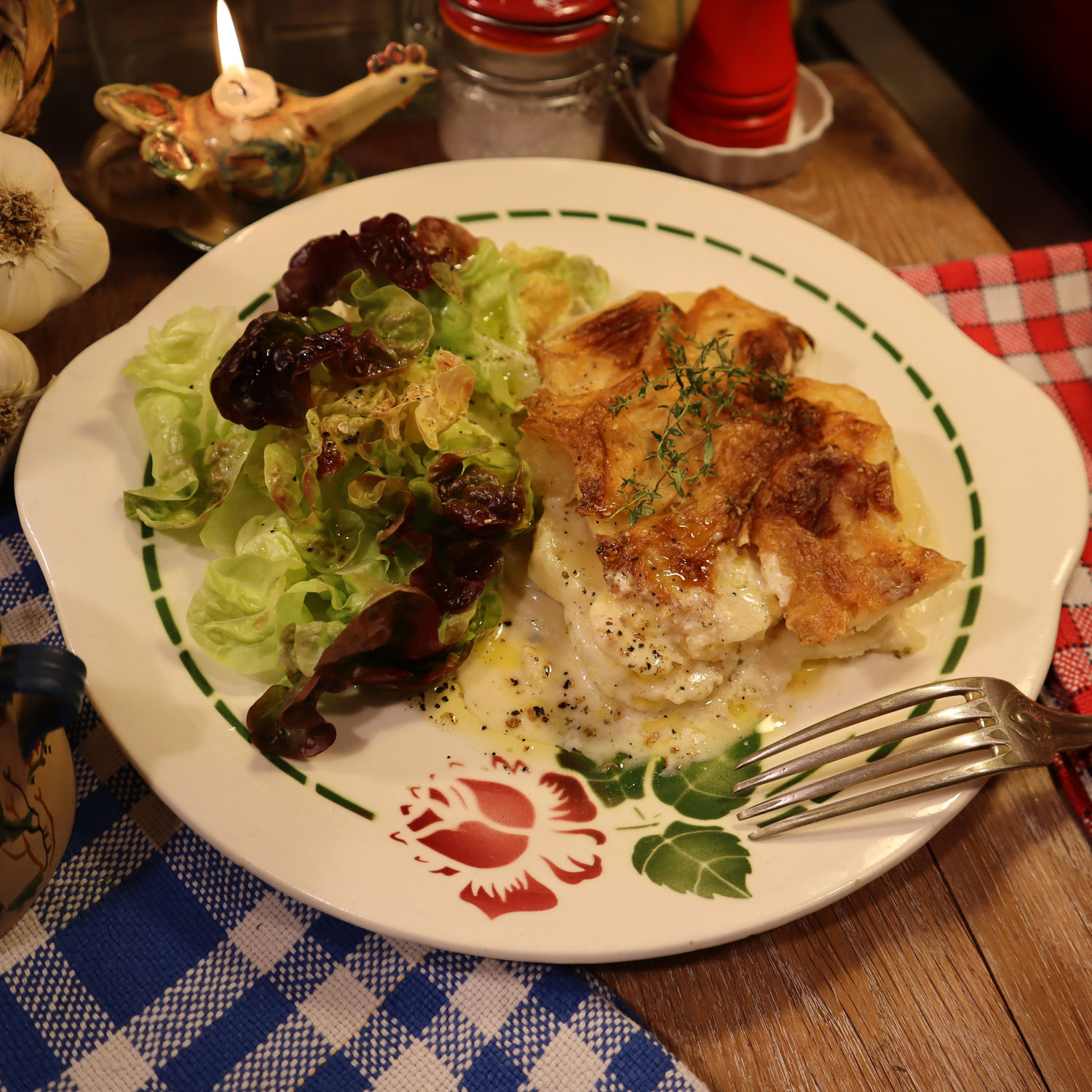 Gratin Dauphinois à l'ancienne façon Grand Mère Mitraille