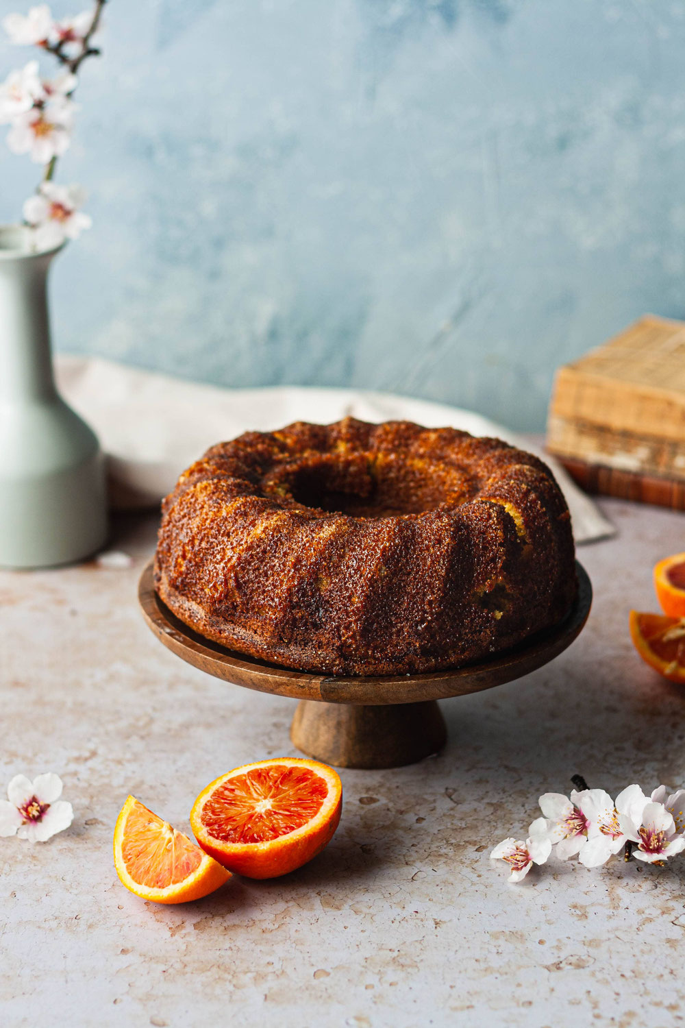 Gâteau moelleux aux oranges sanguines