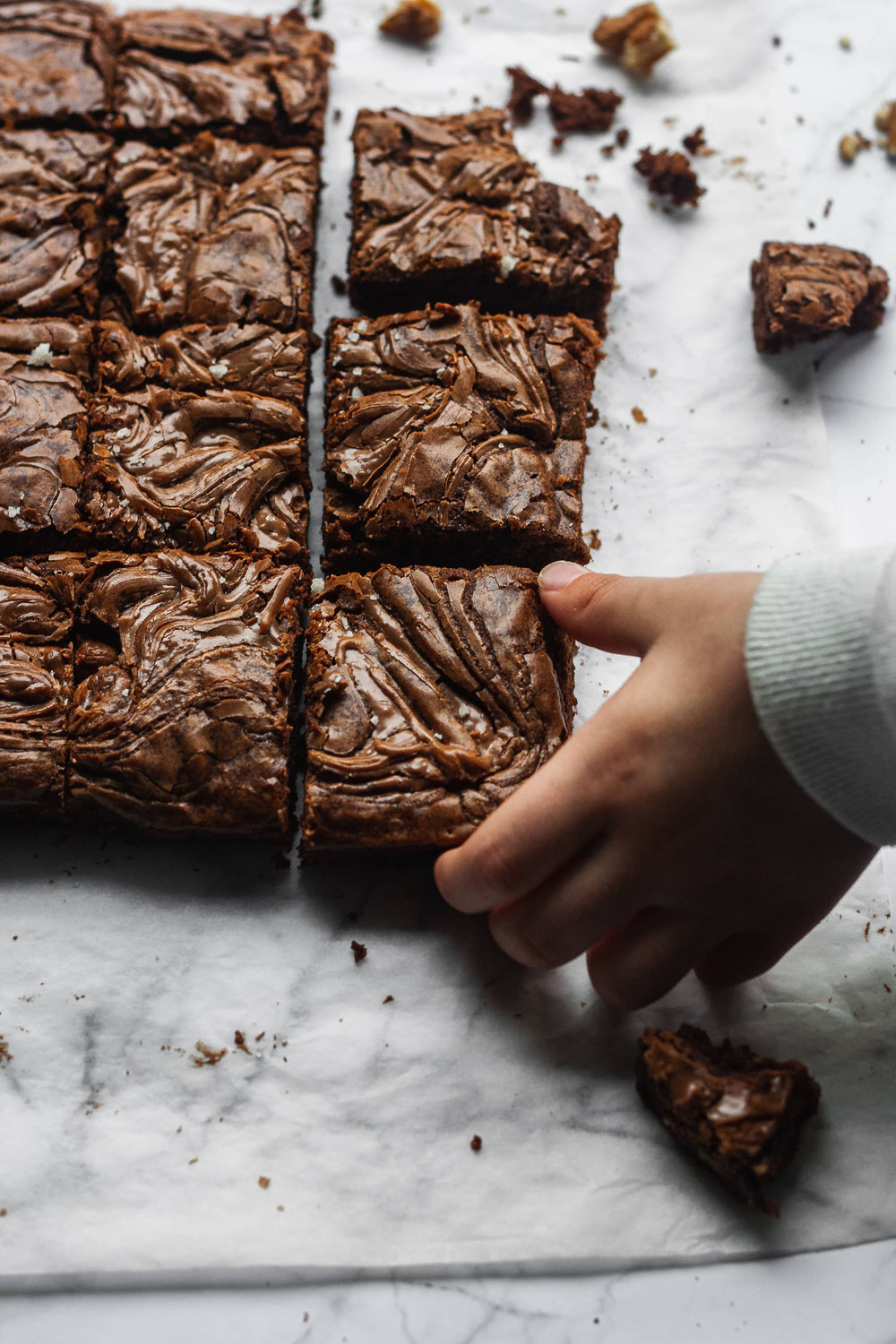 Brownie moelleux et fondant à la pâte à tartiner