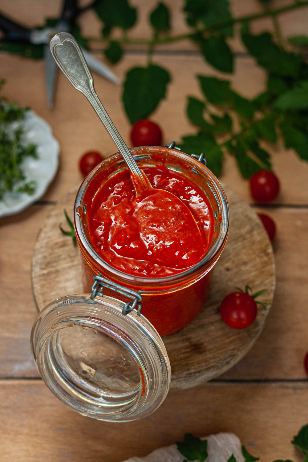 Sauce aux tomates cerises