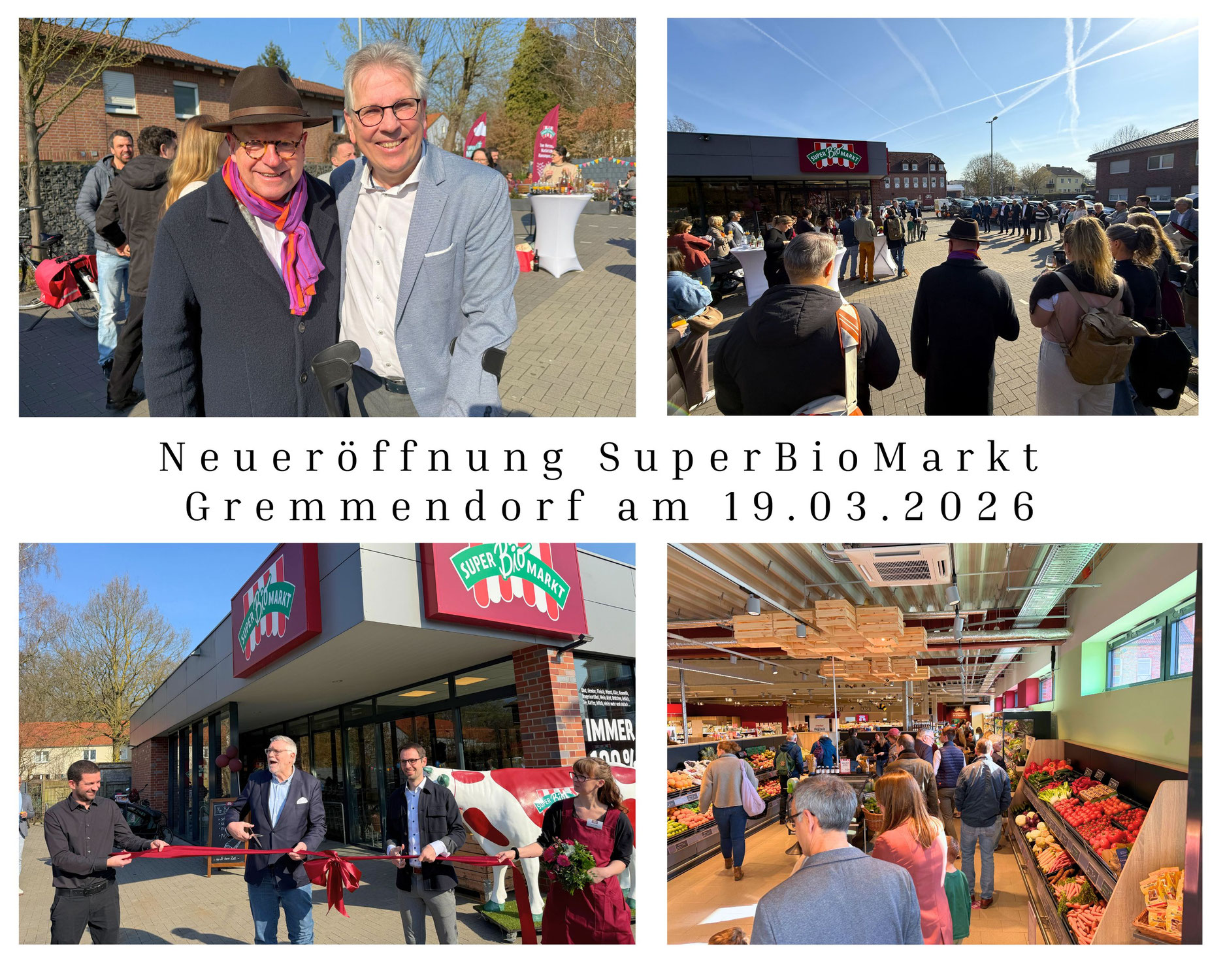 Festliche Neueröffnung: SuperBioMarkt bereichert Gremmendorf