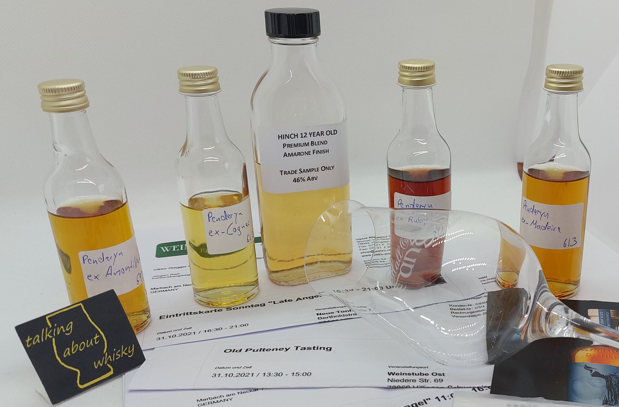 4 x Penderyn Single Cask - Messenachlese