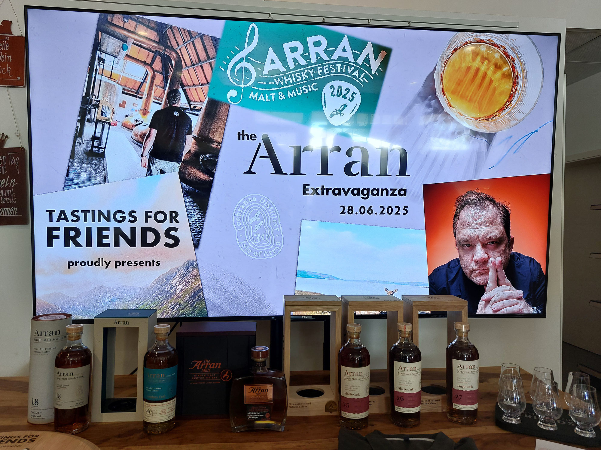 Arran Extravaganza mit 'Tastings for Friends'