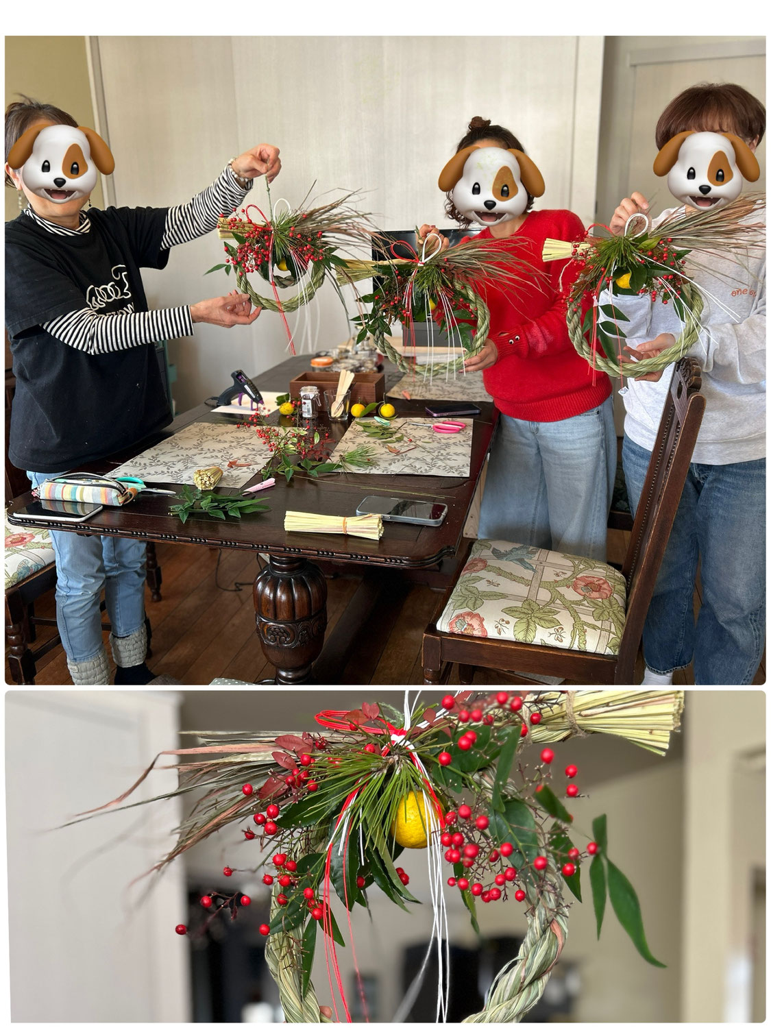 レモングラスのしめ飾り＆ハーブお屠蘇