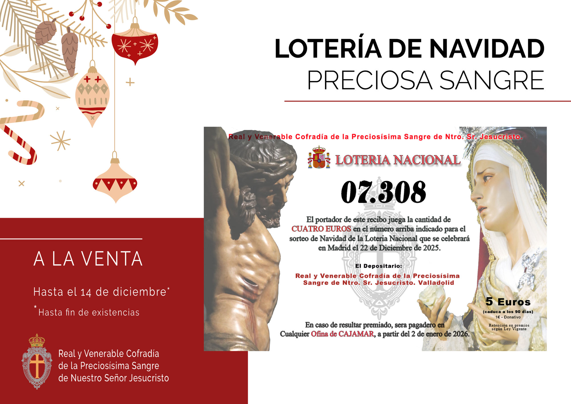 Lotería de Navidad 2025 - Disponible a partir del 1 de septiembre