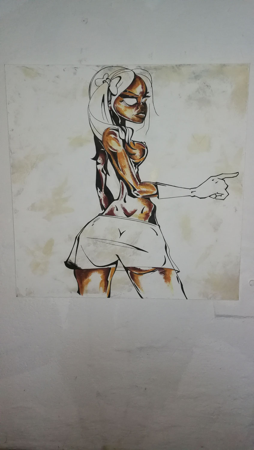 Graffiti Bild vom Graffitikünstler gemalt neu im Shop